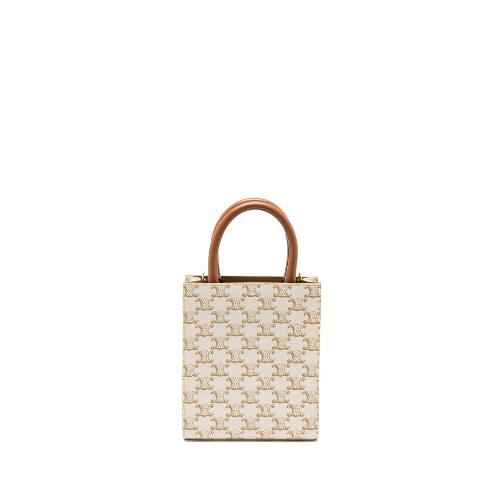 celine-mini-vertical-cabas-in-triomphe-canvas-calfskin-white-ghw