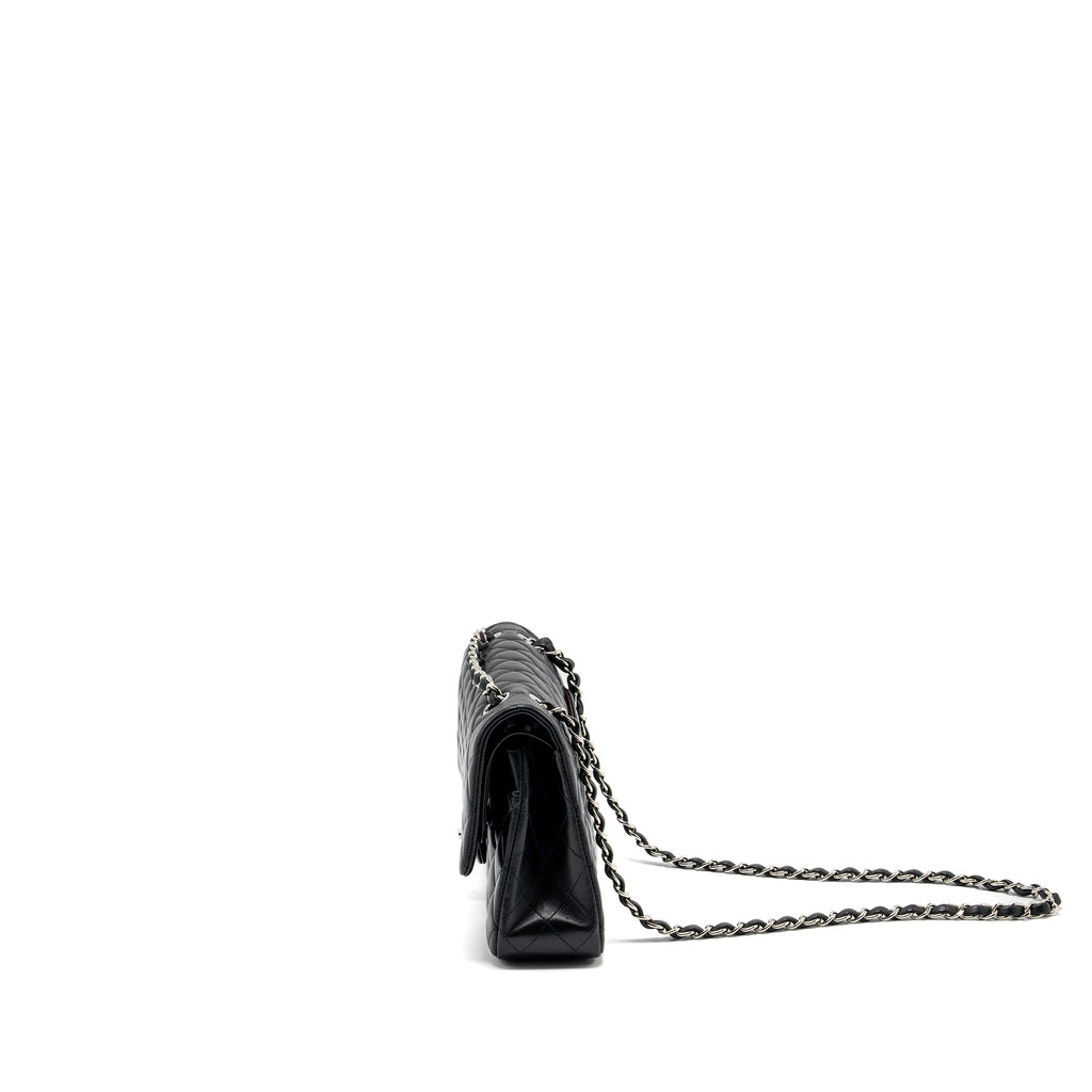 chanel-medium-classic-double-flap-bag-lambskin-black-shw-copy-1