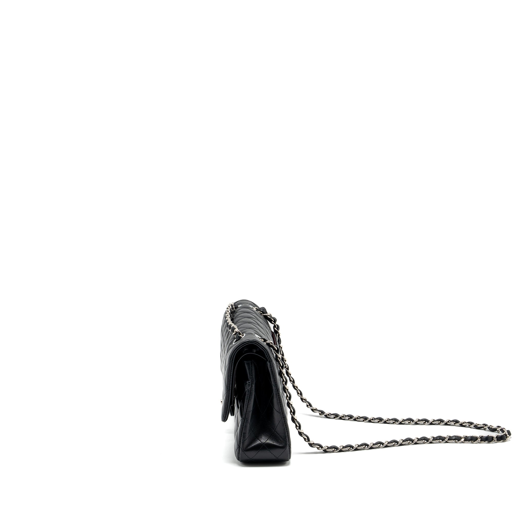 chanel-medium-classic-double-flap-bag-lambskin-black-shw-copy-1