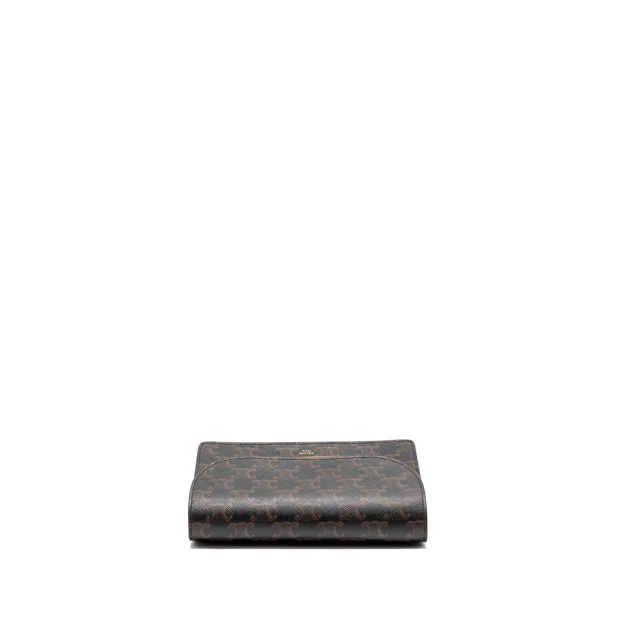 celine-wallet-on-strap-triomphe-canvas-smooth-lambskin-tan-ghw-7
