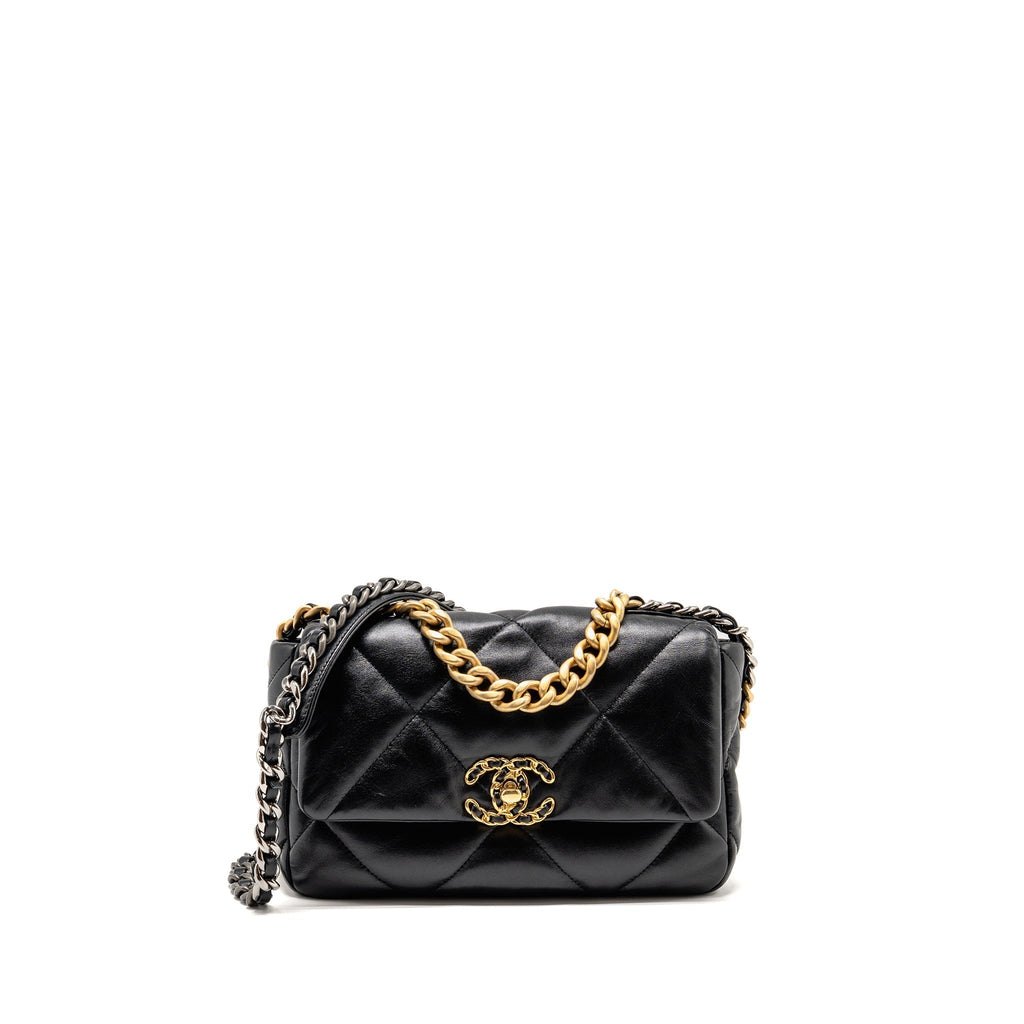 chanel-small-19-bag-goat-skin-black-multicolor-hardware-microchip