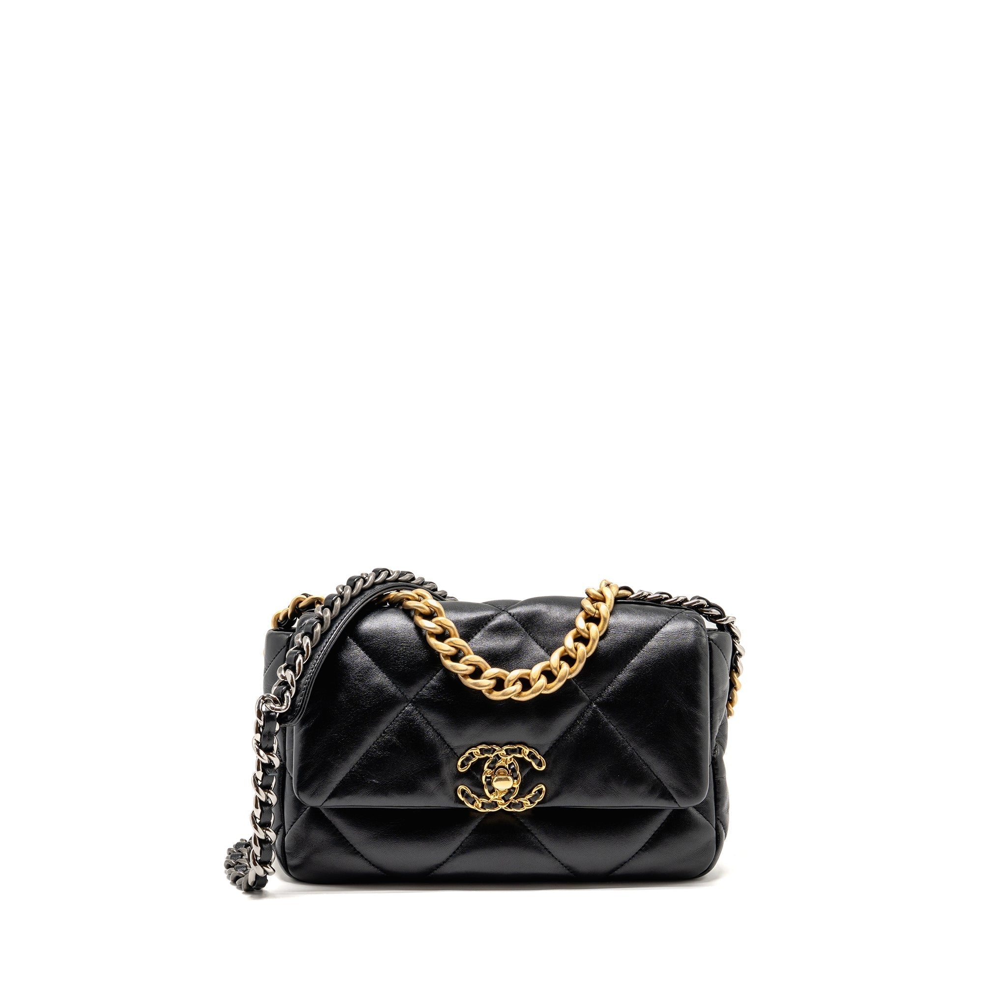 chanel-small-19-bag-goat-skin-black-multicolor-hardware-microchip