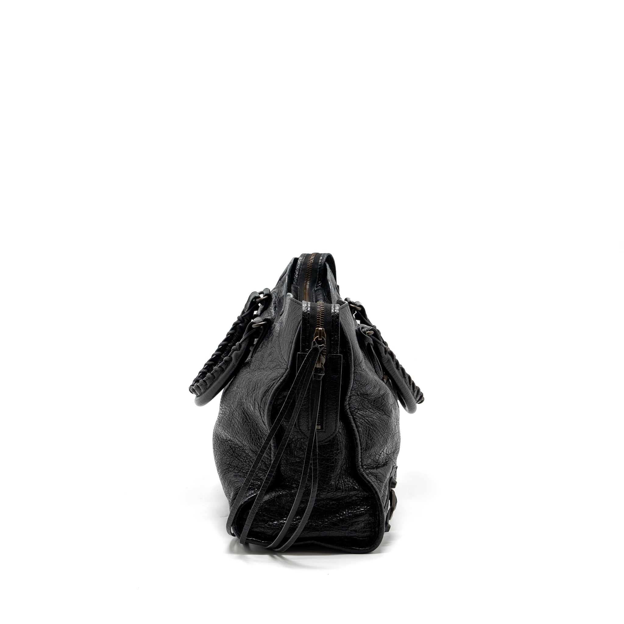 balenciaga-city-bag-calfskin-black-ruthenium-hardware