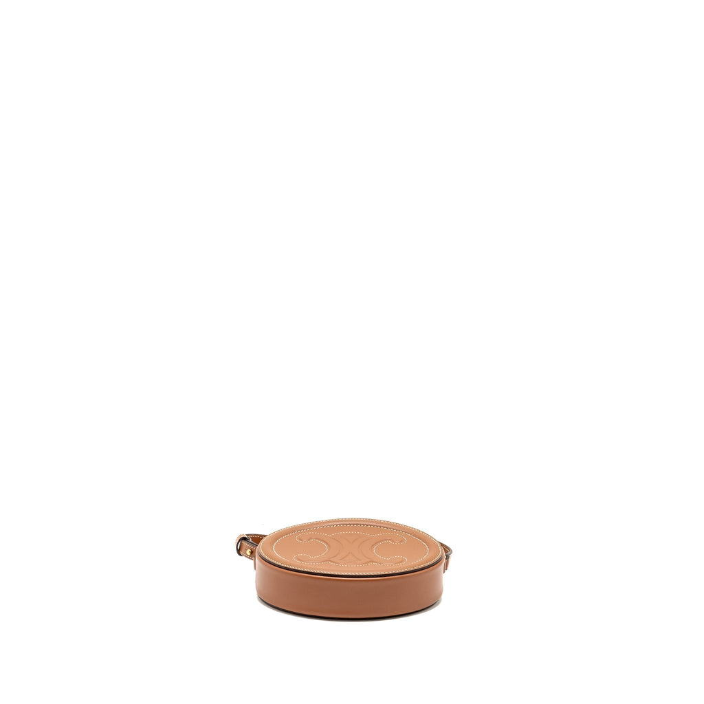 celine-crossbody-oval-purse-cuirass-triomphe-smooth-calfskin-tan-ghw-2