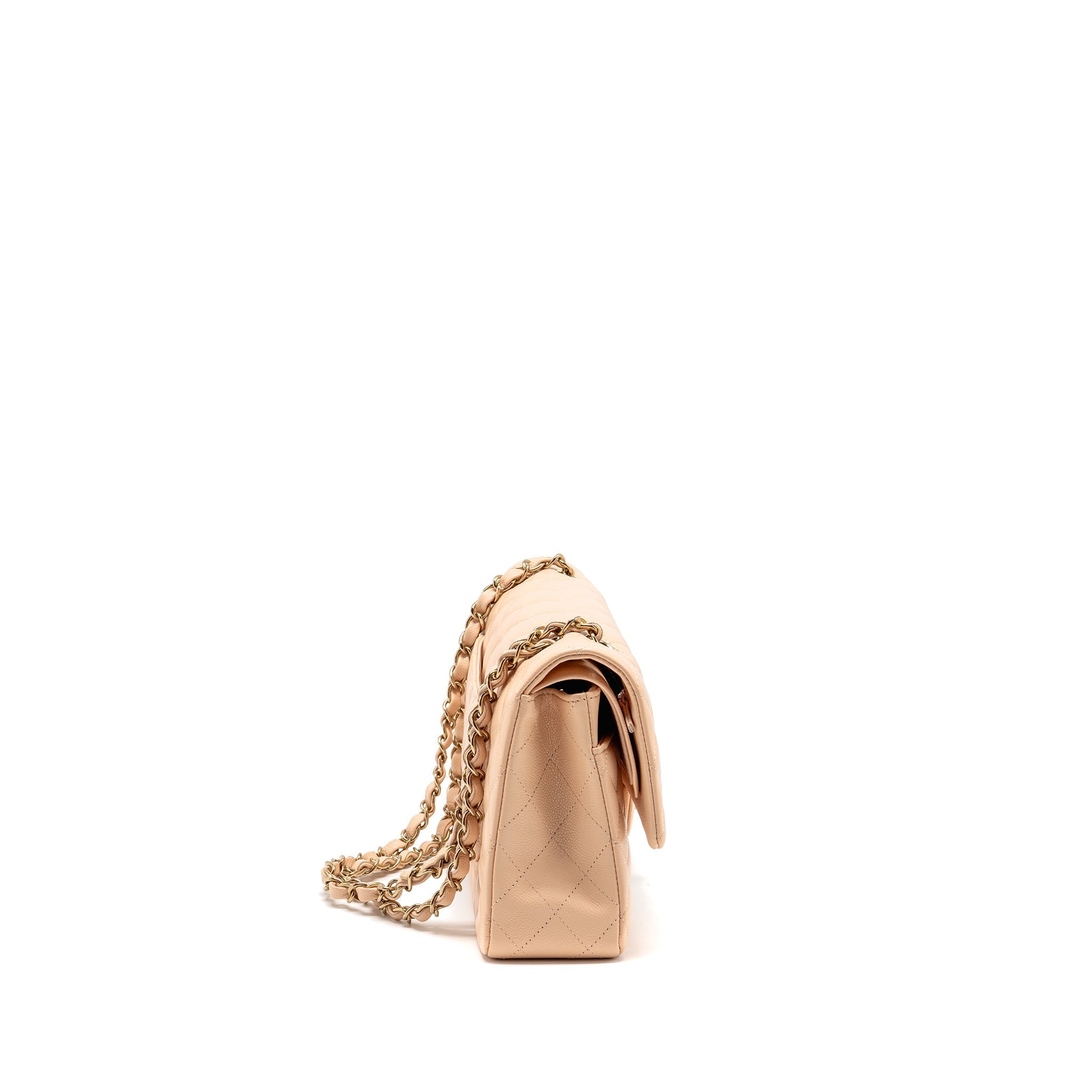 chanel-medium-classic-double-flap-bag-caviar-nn269-beige-lghwmicrochip