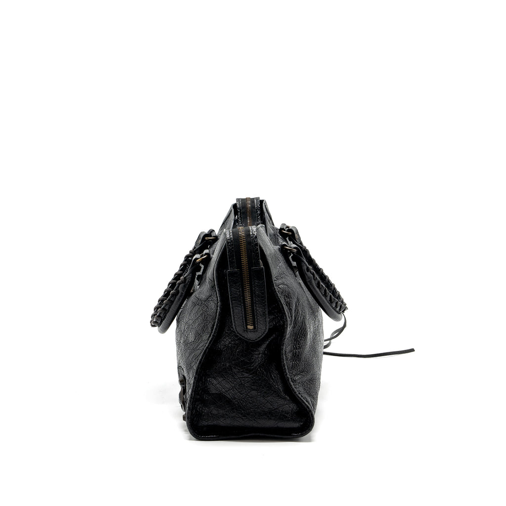 balenciaga-city-bag-calfskin-black-ruthenium-hardware