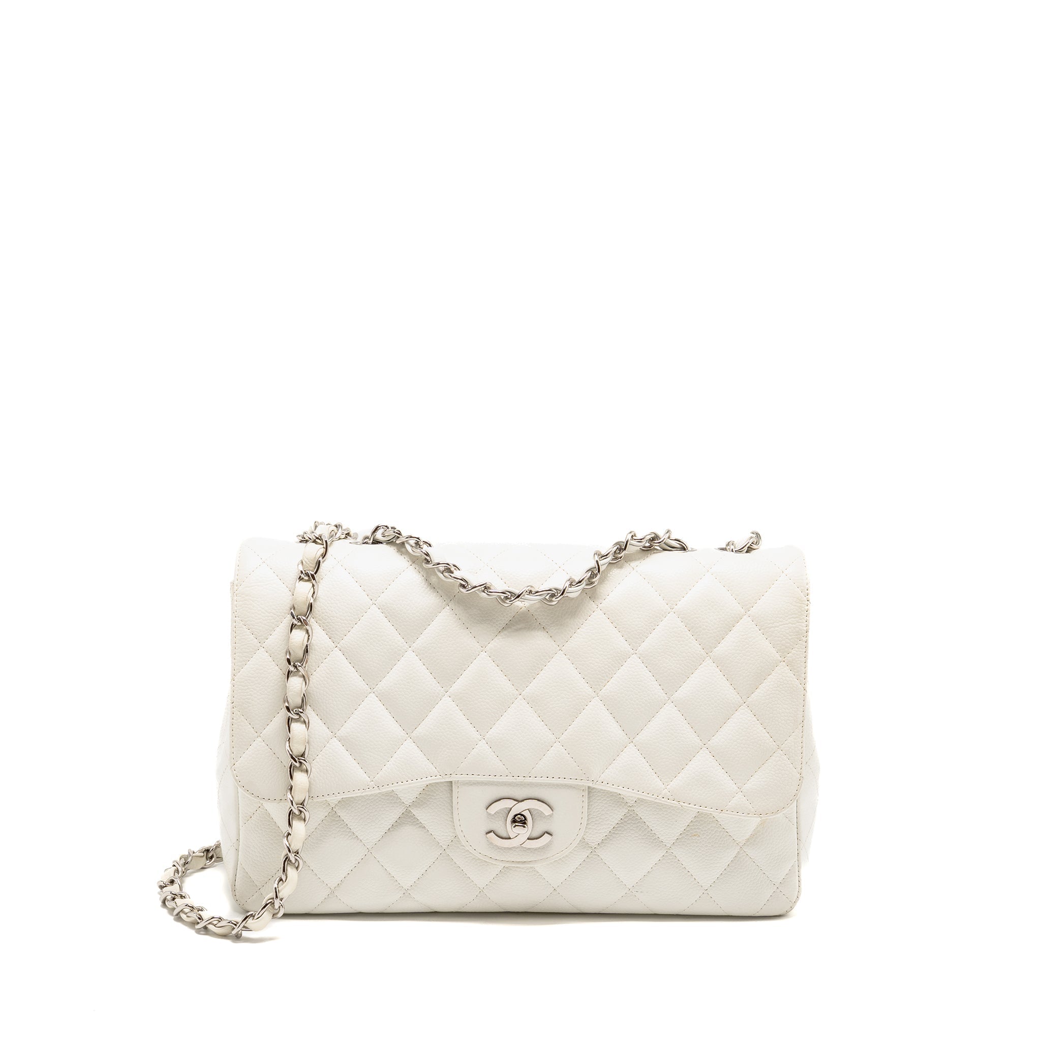 chanel-jumbo-classic-single-flap-bag-caviar-white-shw