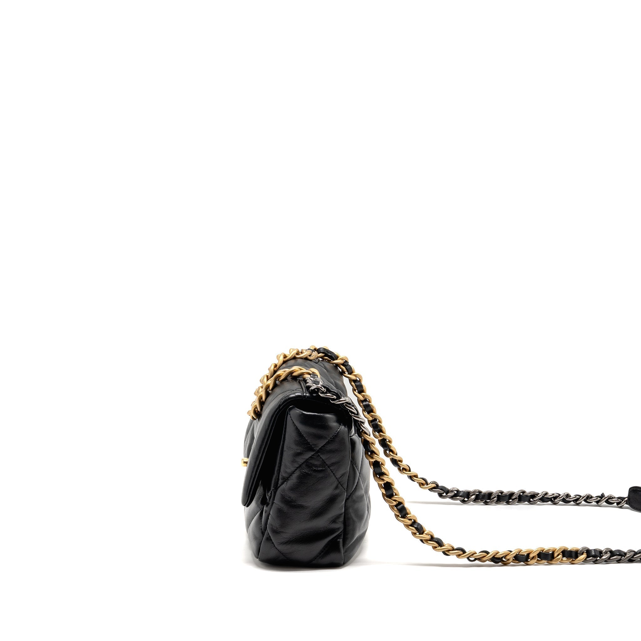 chanel-small-19-bag-goat-skin-black-multicolor-hardware-microchip