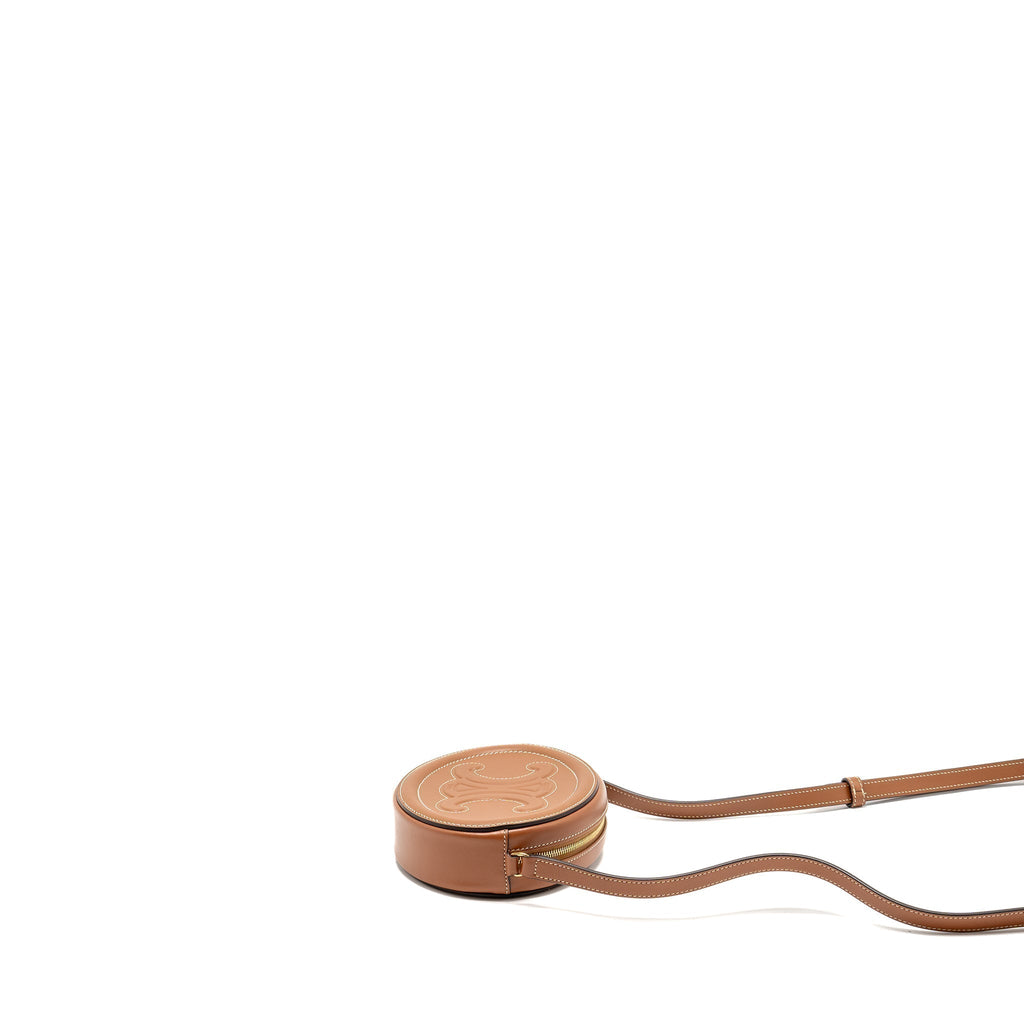 celine-crossbody-oval-purse-cuirass-triomphe-smooth-calfskin-tan-ghw-2