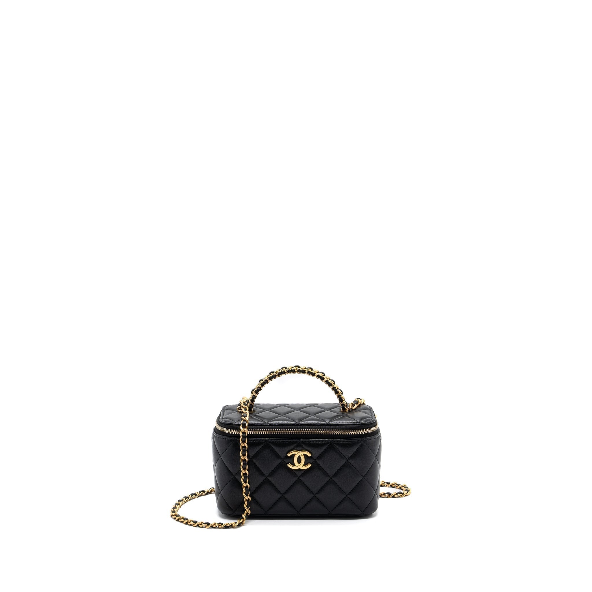 chanel-top-handle-long-vanity-lambskin-black-ghw-microchip