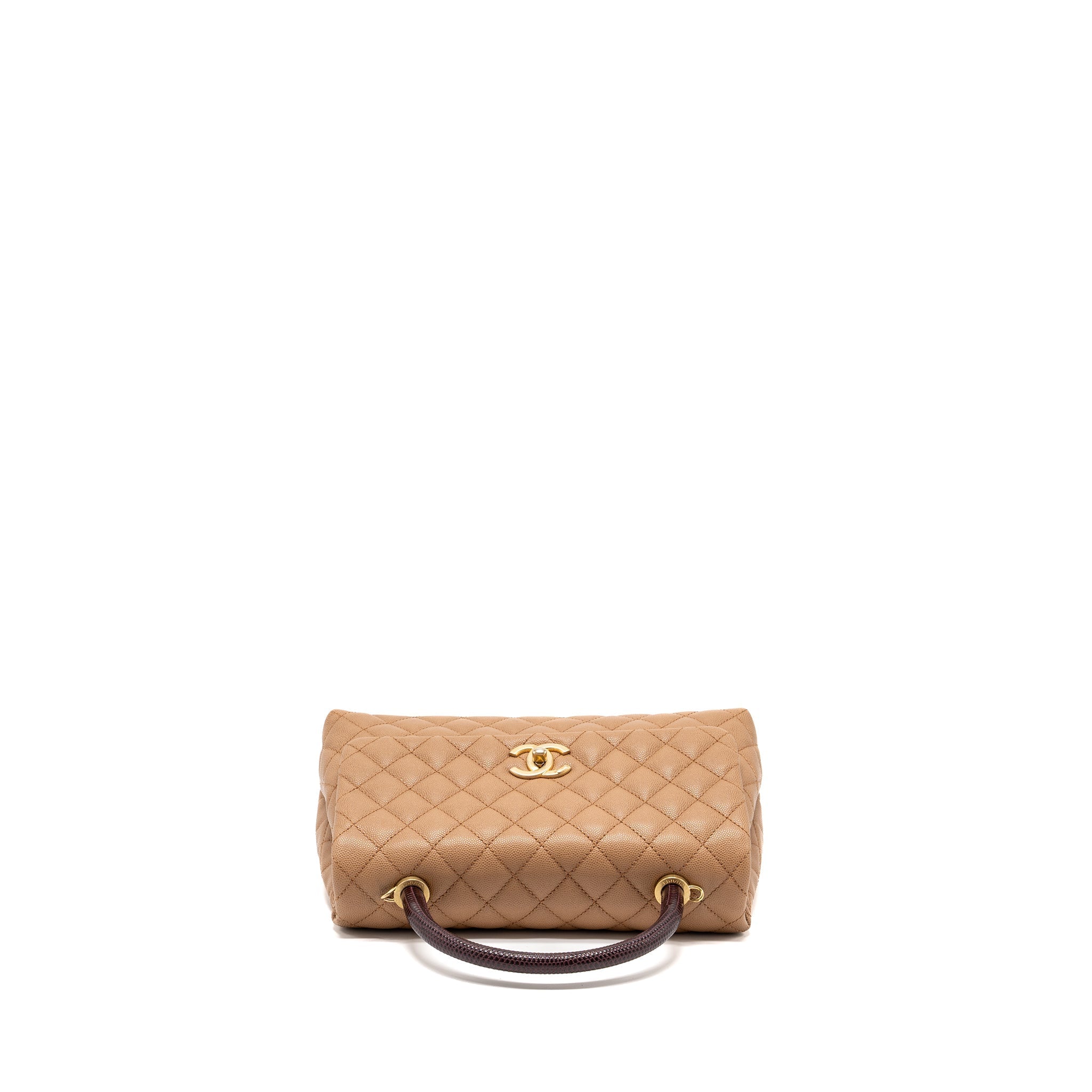 chanel-medium-coco-handle-with-lizard-handle-caviar-dark-beige-ghw