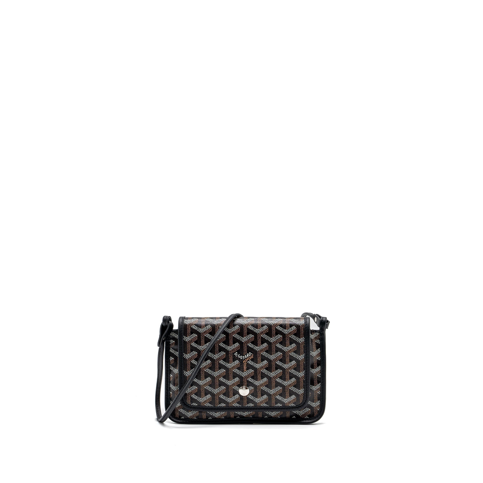 goyard-plumet-pochette-canvas-leather-black-shw
