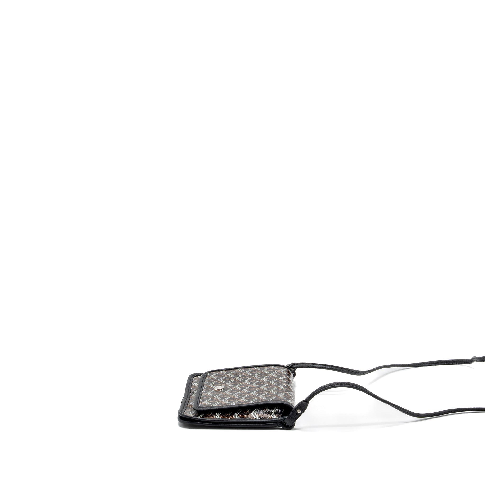 goyard-plumet-pochette-canvas-leather-black-shw