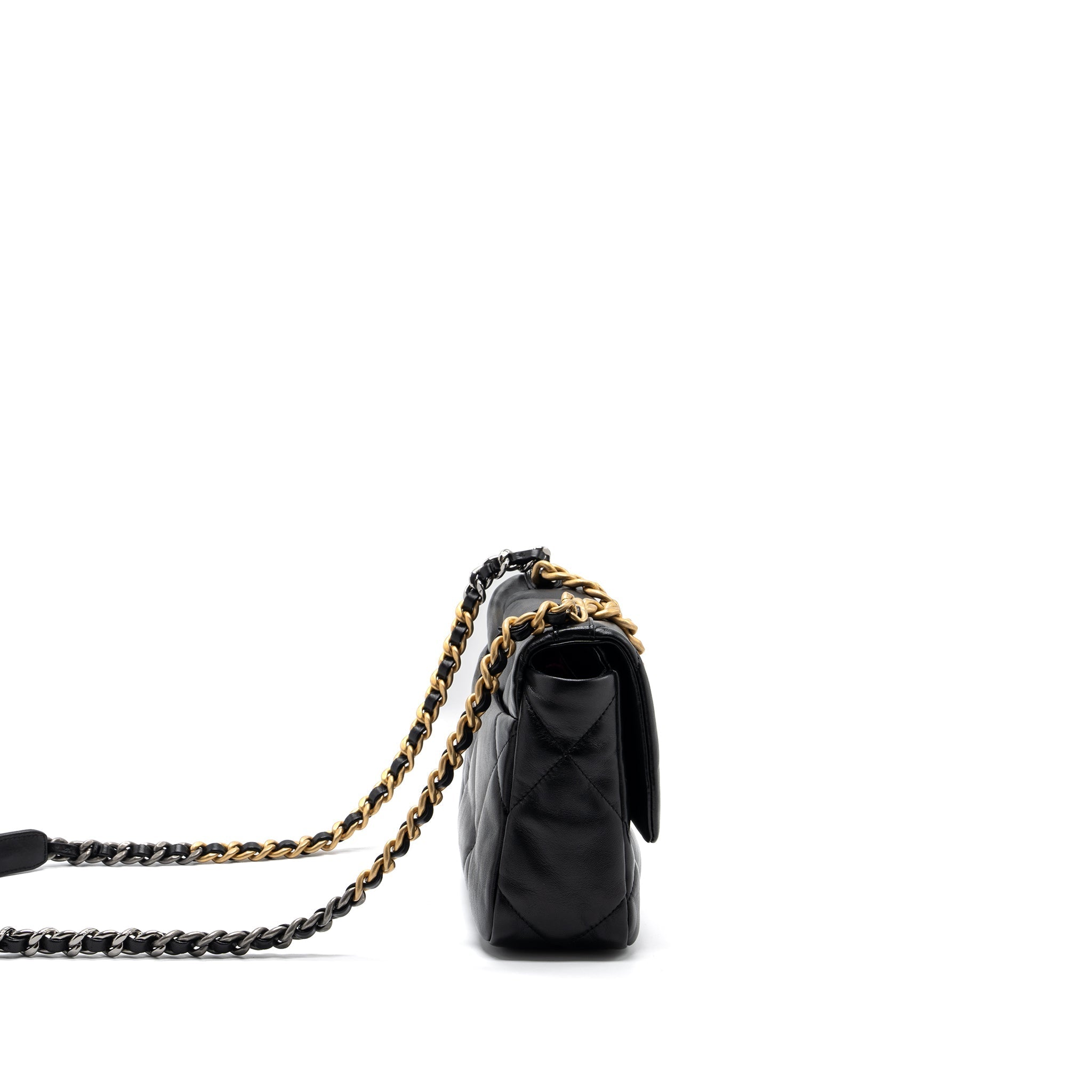 chanel-small-19-bag-lambskin-black-multicolor-hardware-microchip