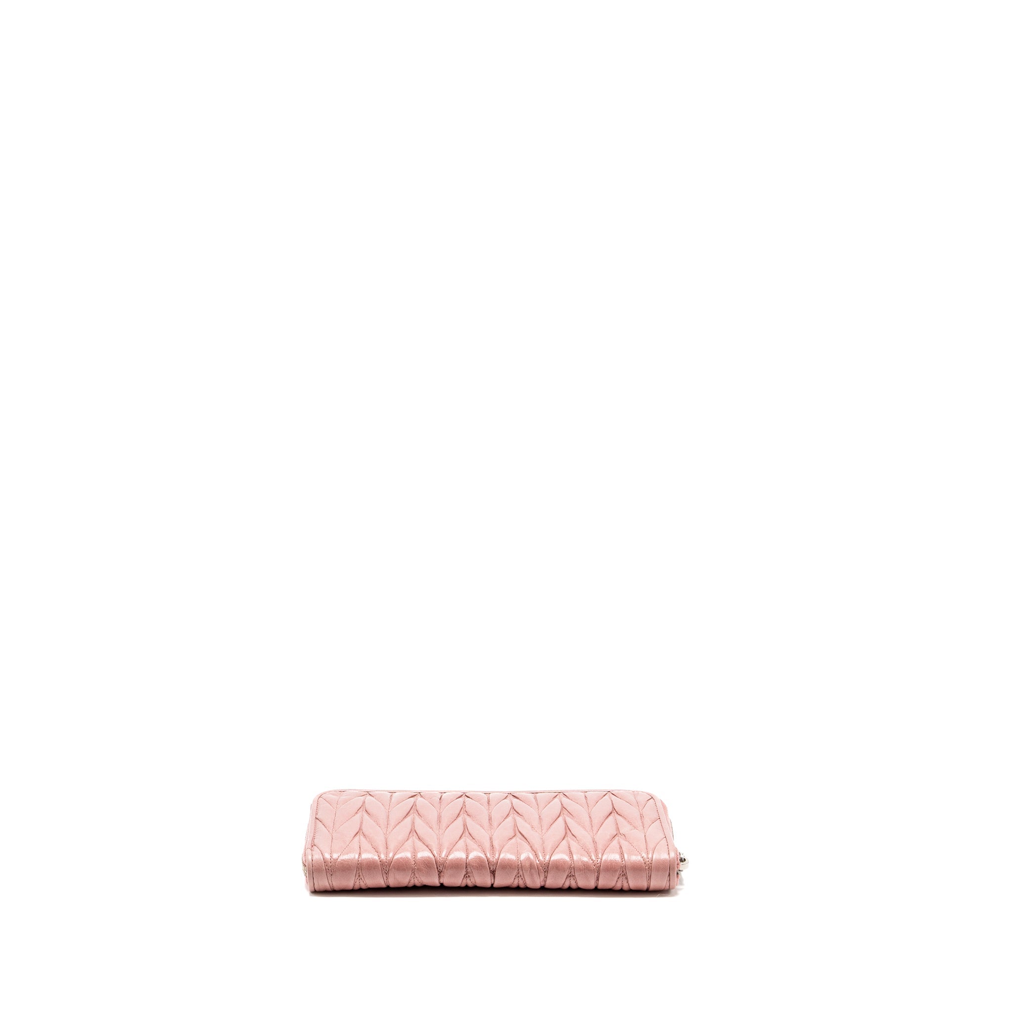 miu-miu-matelasse-leather-zip-around-long-wallet-pink-shw
