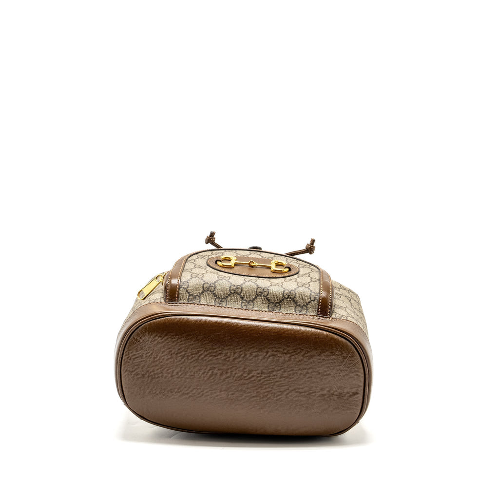 gucci-1955-horsebit-backpack-gg-supreme-canvas-calfskin-brown-ghw