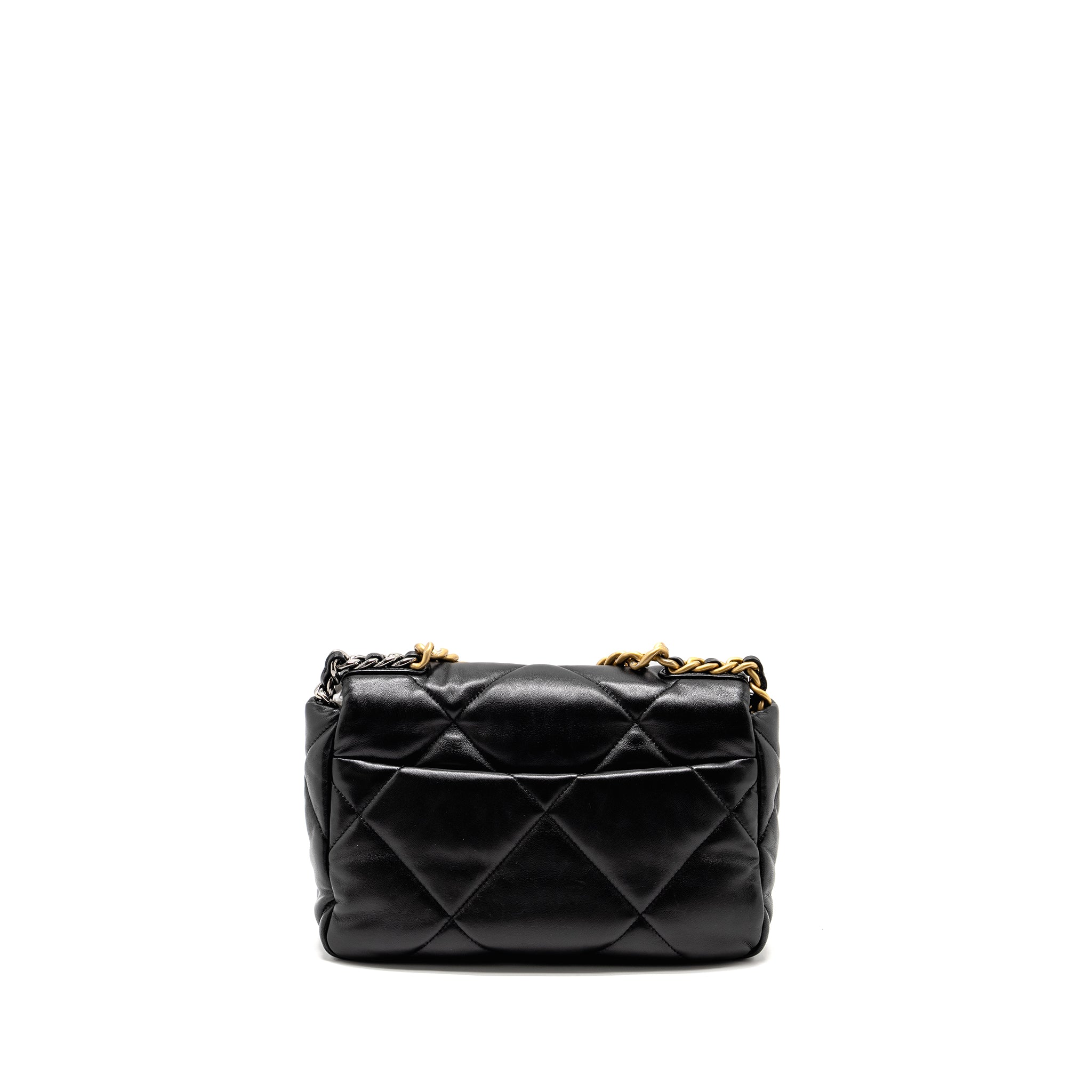 chanel-small-19-bag-lambskin-black-ghwmicrochip