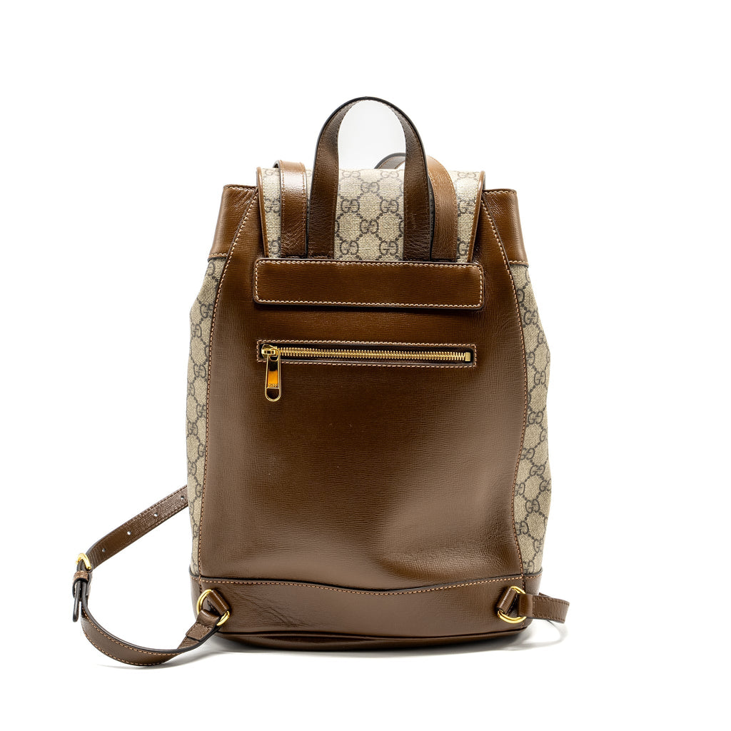 gucci-1955-horsebit-backpack-gg-supreme-canvas-calfskin-brown-ghw