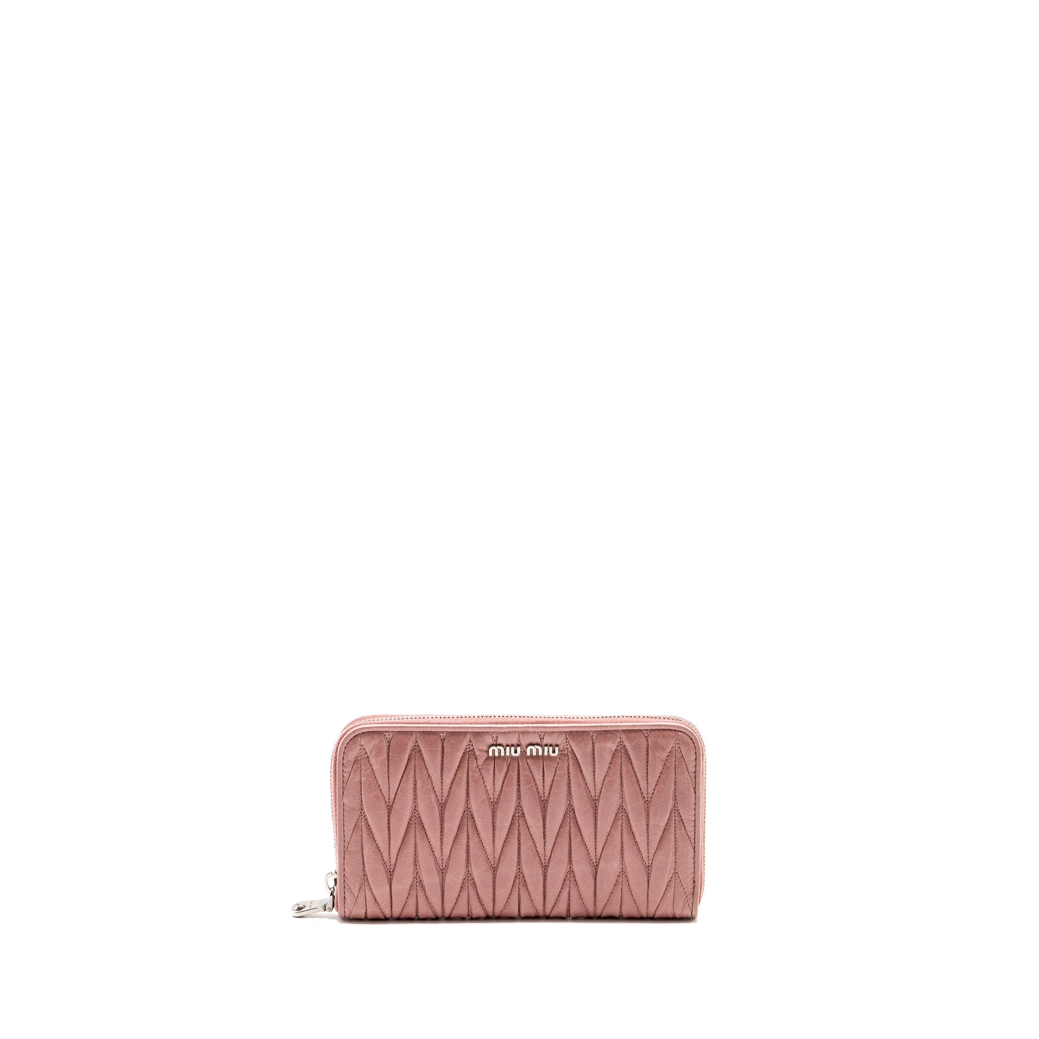 miu-miu-matelasse-leather-zip-around-long-wallet-pink-shw