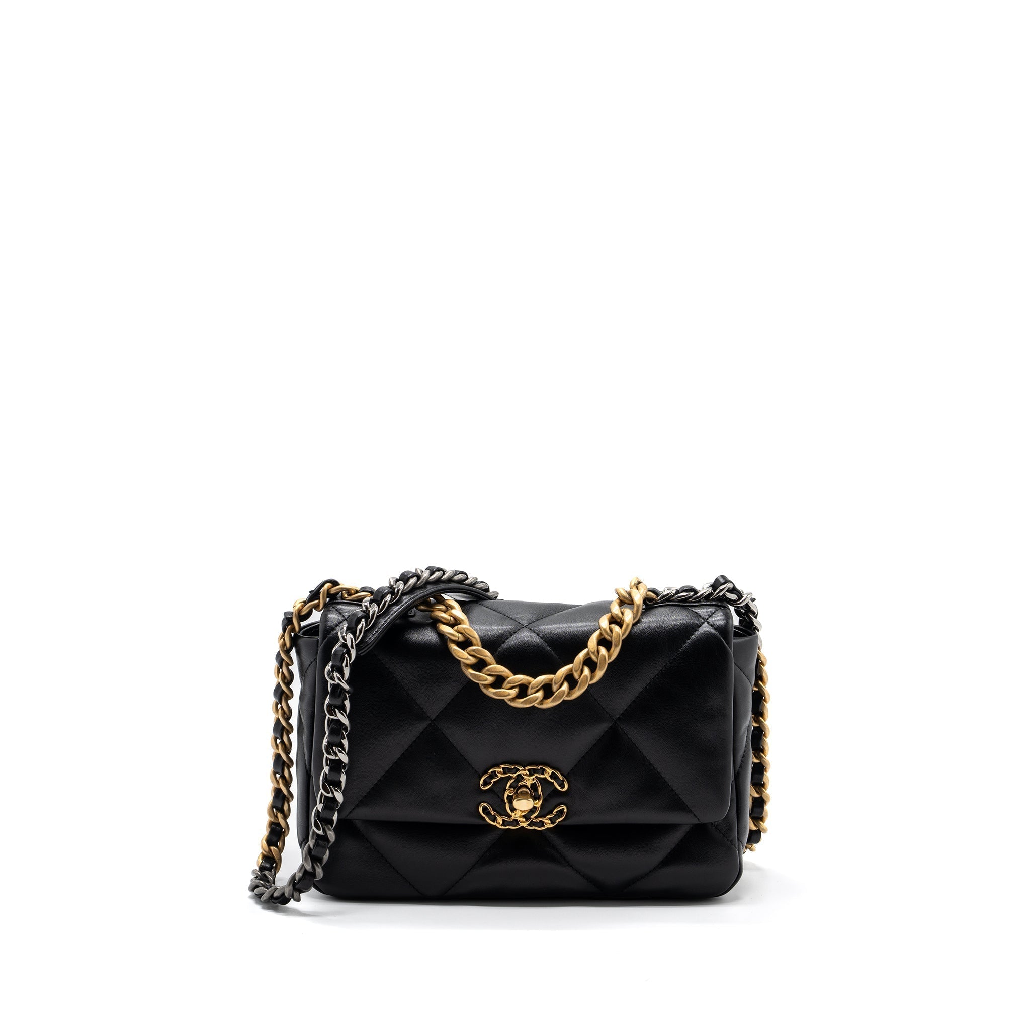 chanel-small-19-bag-lambskin-black-multicolor-hardware-microchip