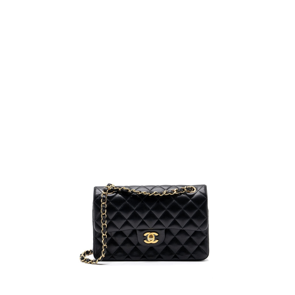 chanel-small-classic-double-flap-bag-lambskin-black-ghw-1