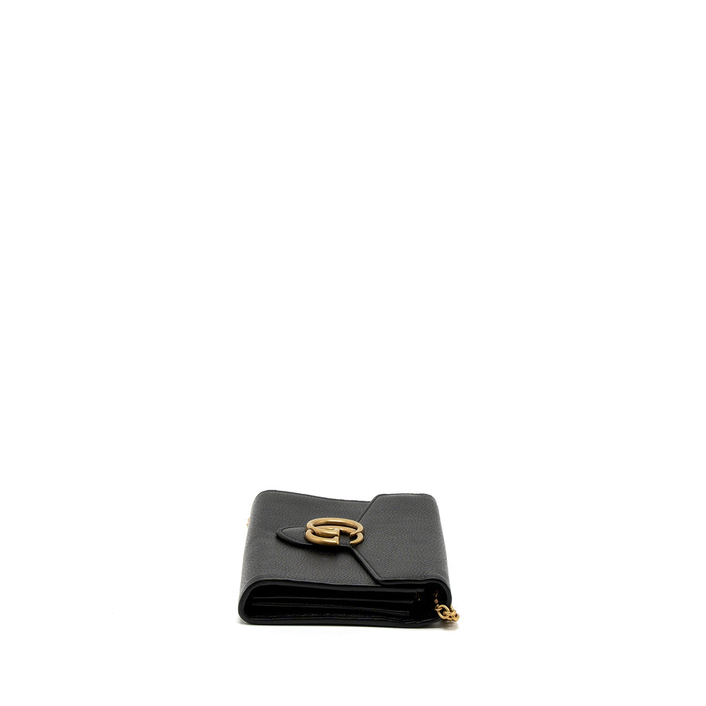 gucci-marmont-wallet-on-chain-calfskin-black-brushed-ghw