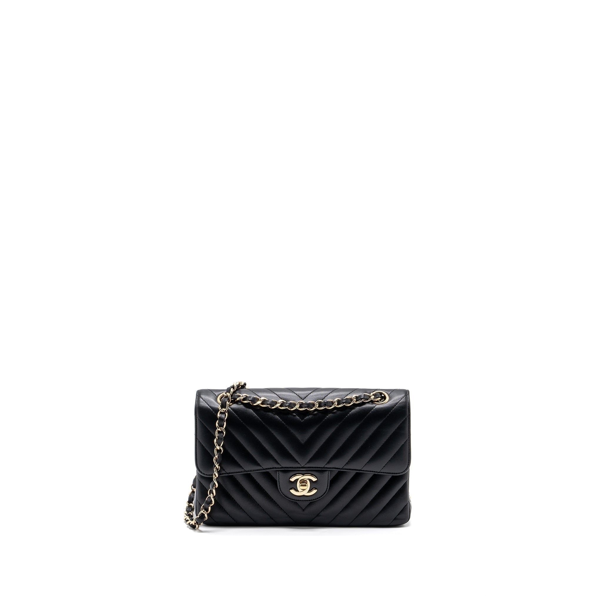 copy-of-chanel-small-classic-flap-bag-chevron-lambskin-black-lghw