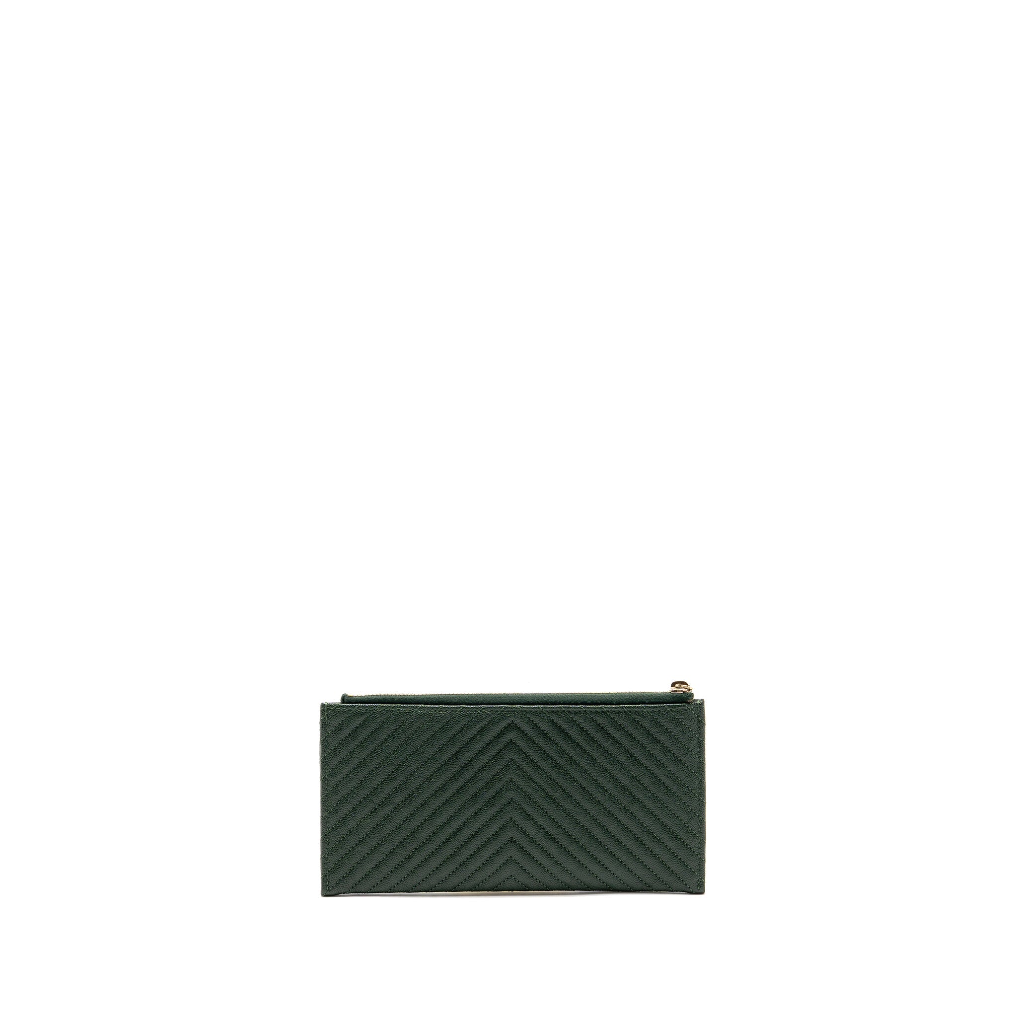 chanel-chevron-boy-zip-pouch-caviar-dark-green-ghw