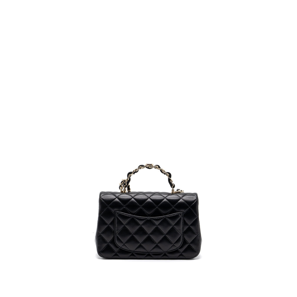 chanel-23k-leather-chain-top-handle-mini-rectangular-flap-bag-lambskin-black-lghw-microchip