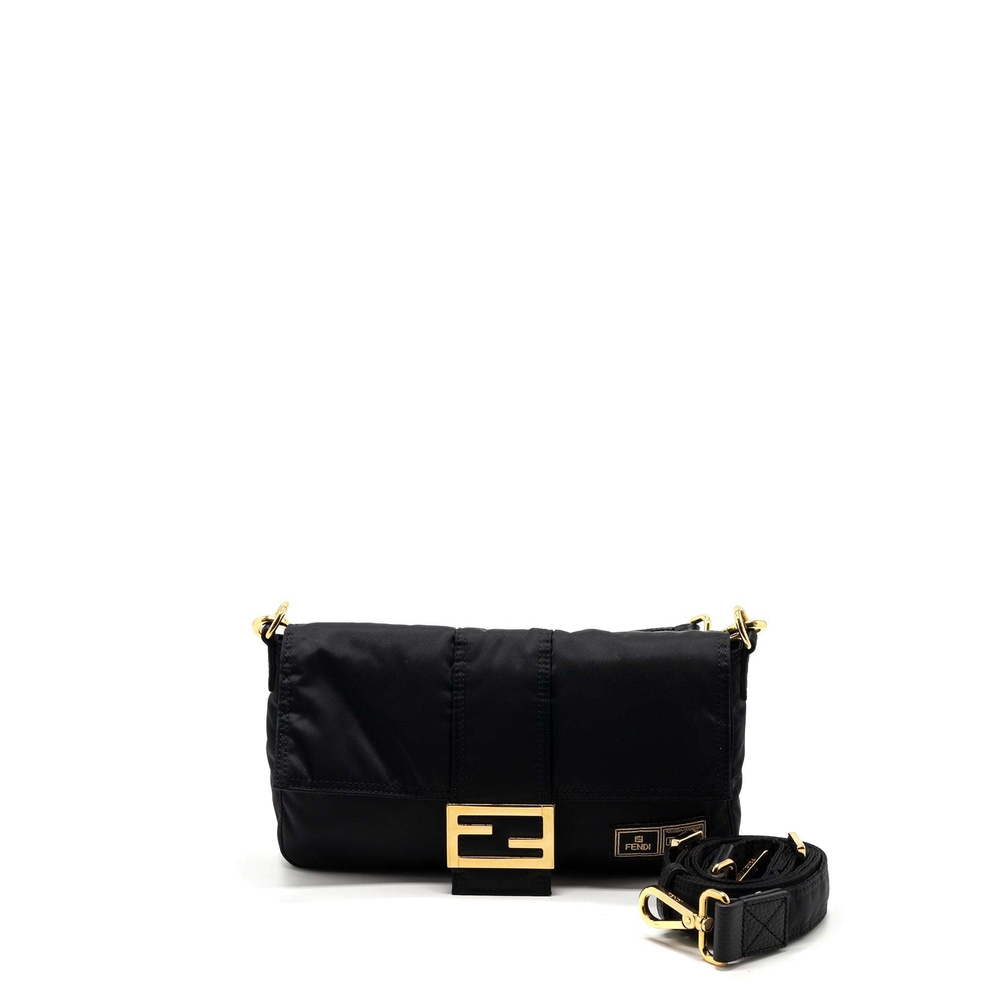 fendi-regular-baguette-nylon-black-ghw