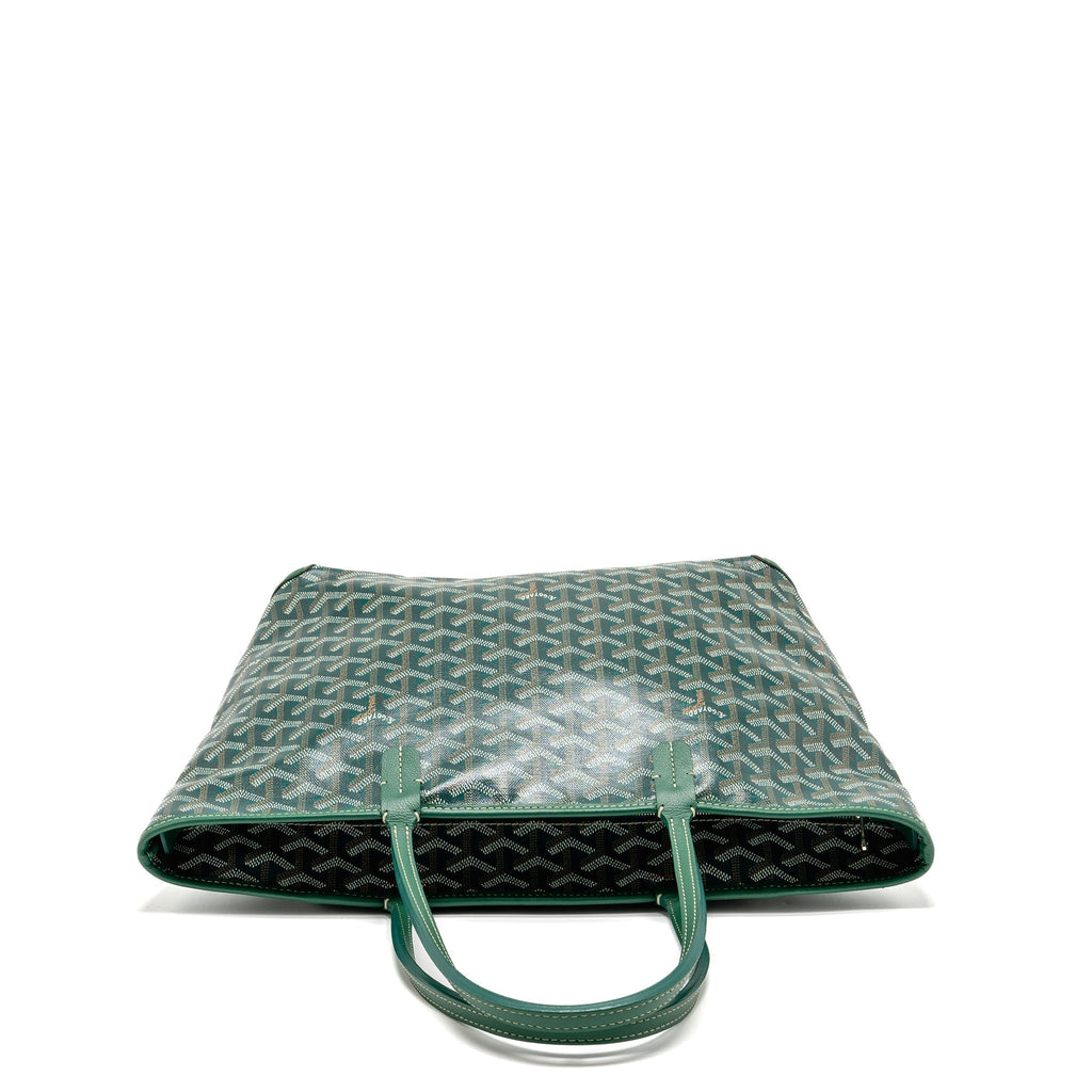 goyard-artois-pm-handbag-goyardine-canvas-calfskin-green-shw