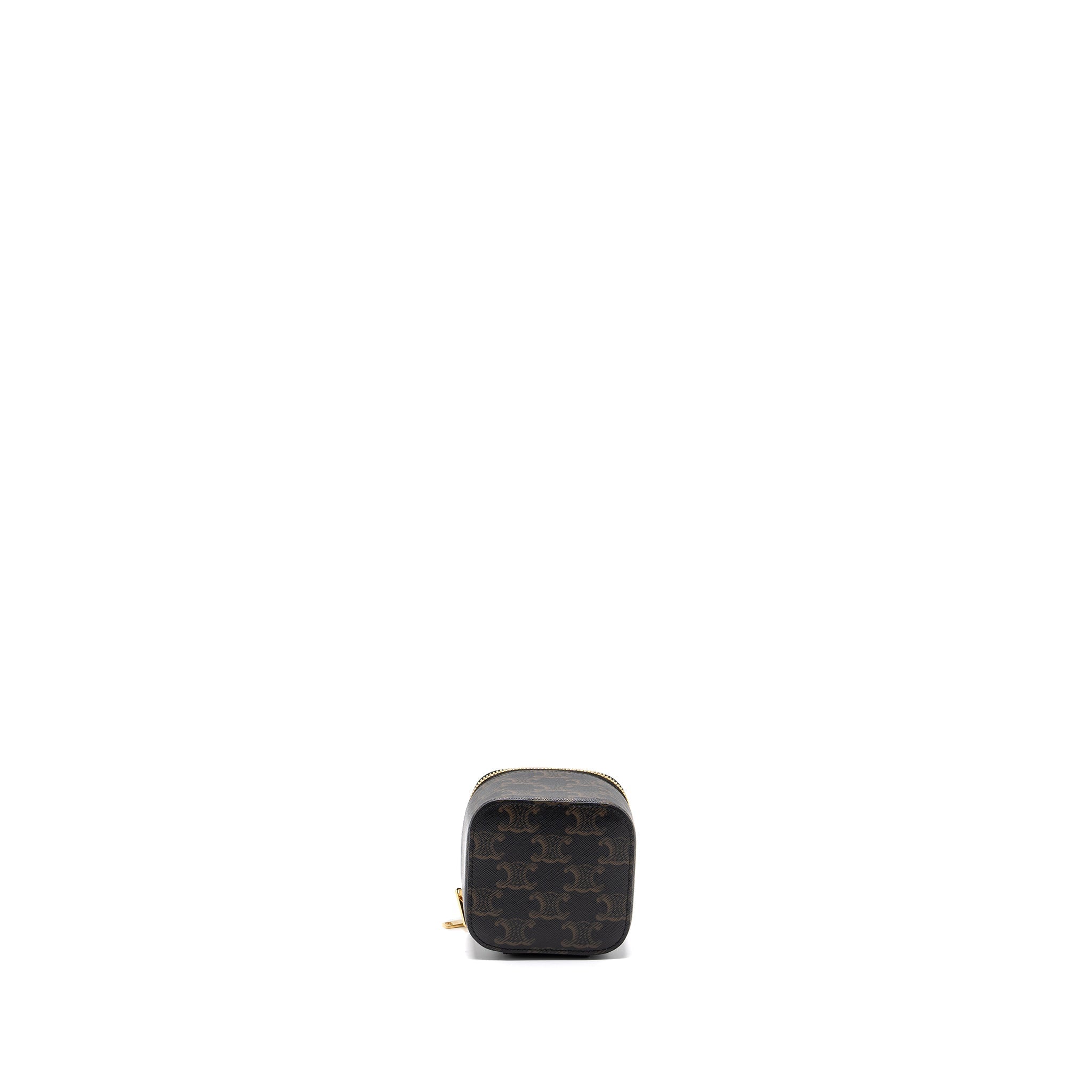 celine-mini-vanity-case-triomphe-canvas-calfskin-tan-ghw