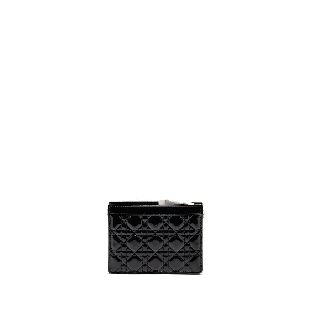dior-caro-pouch-with-chain-patent-calfskin-black-ghw