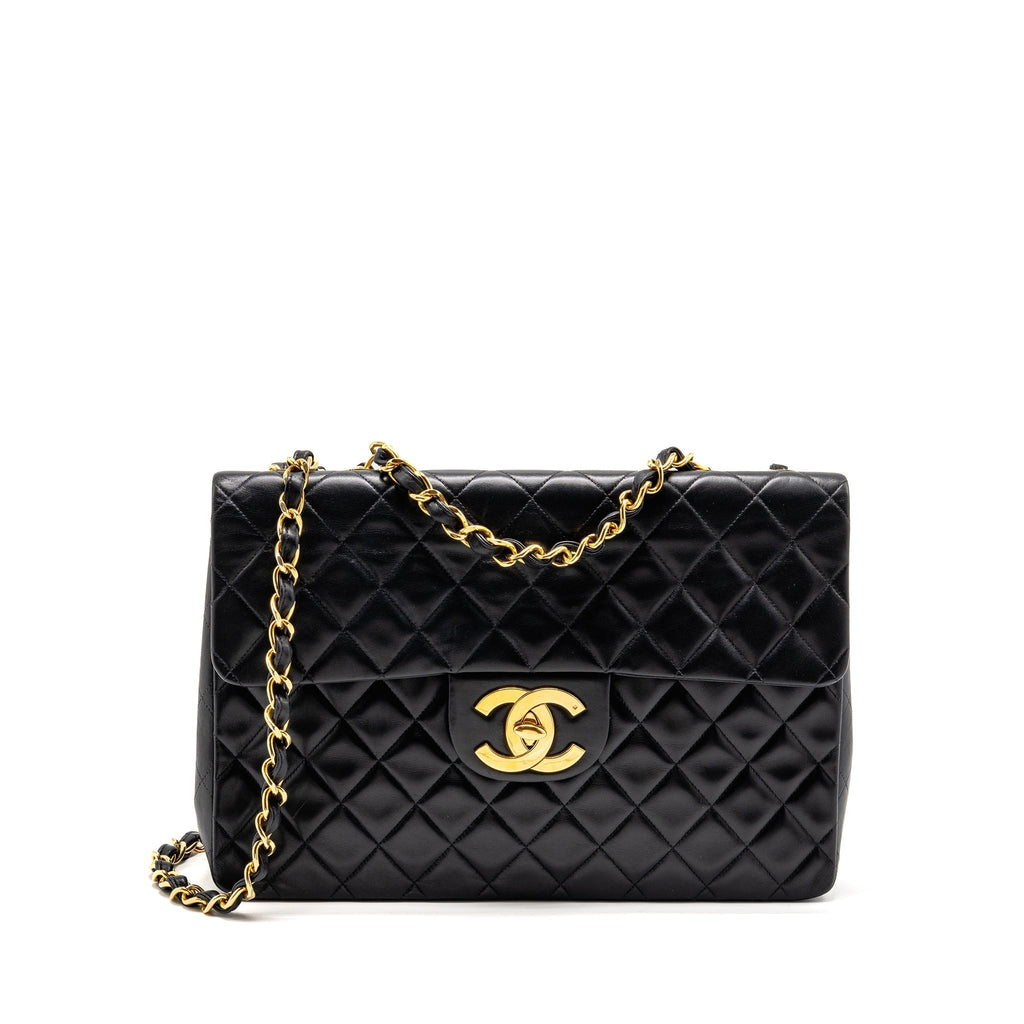 chanel-vintage-classic-flap-jumbo-bag-lambskin-black-ghw