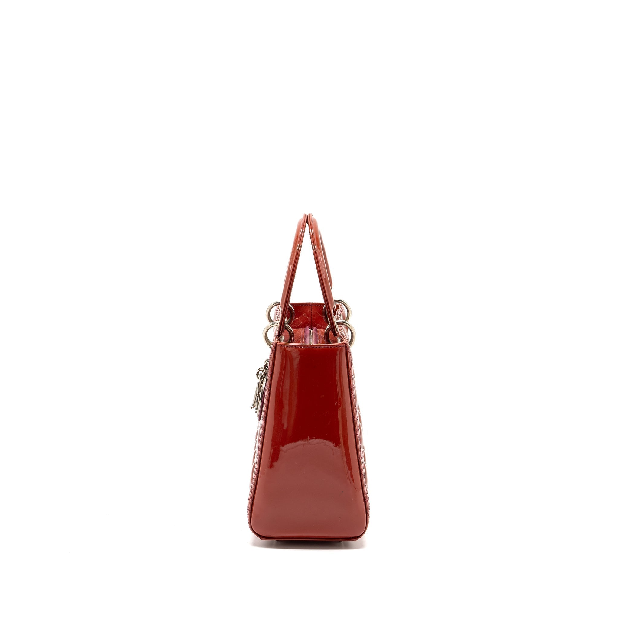 dior-medium-lady-dior-patent-leather-dark-pink-shw