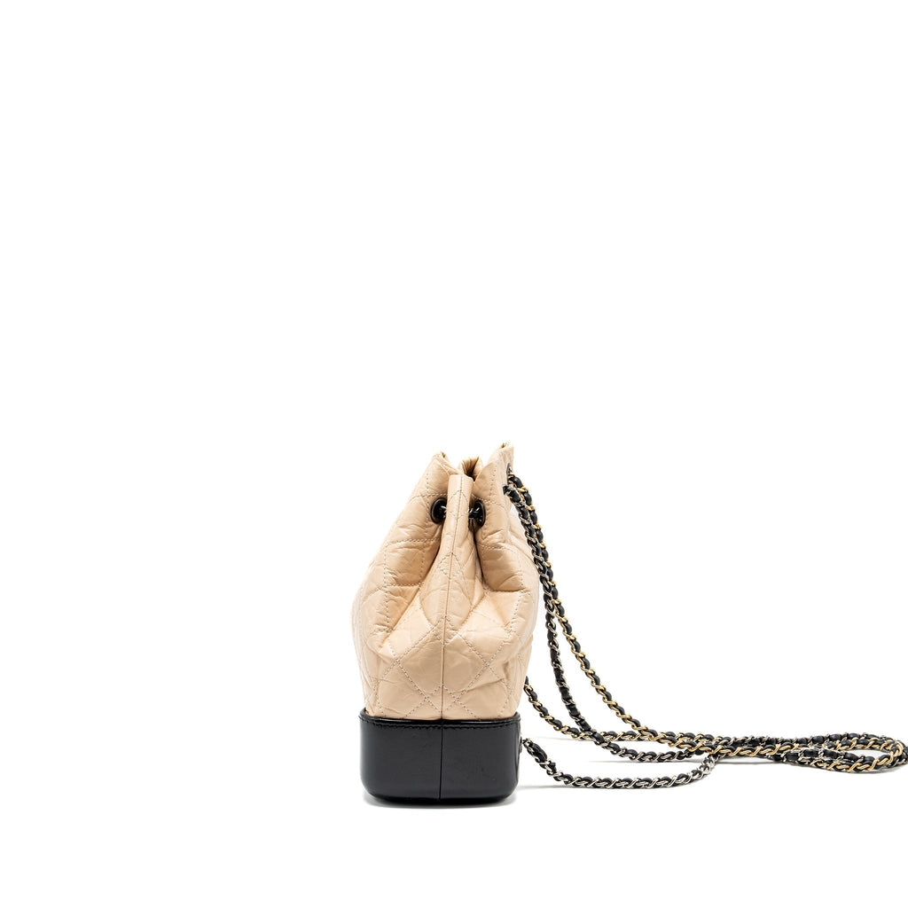 chanel-small-gabrielle-backpack-aged-calfskin-beige-black-multicolour-hardware