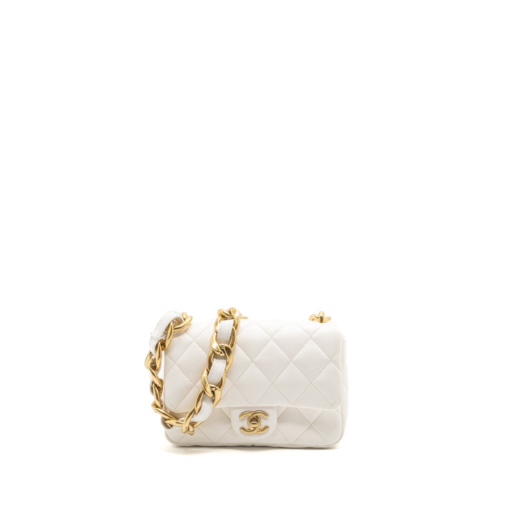 chanel-22s-giant-chain-flap-shoulder-bag-lambskin-white-brushed-ghw-microchip