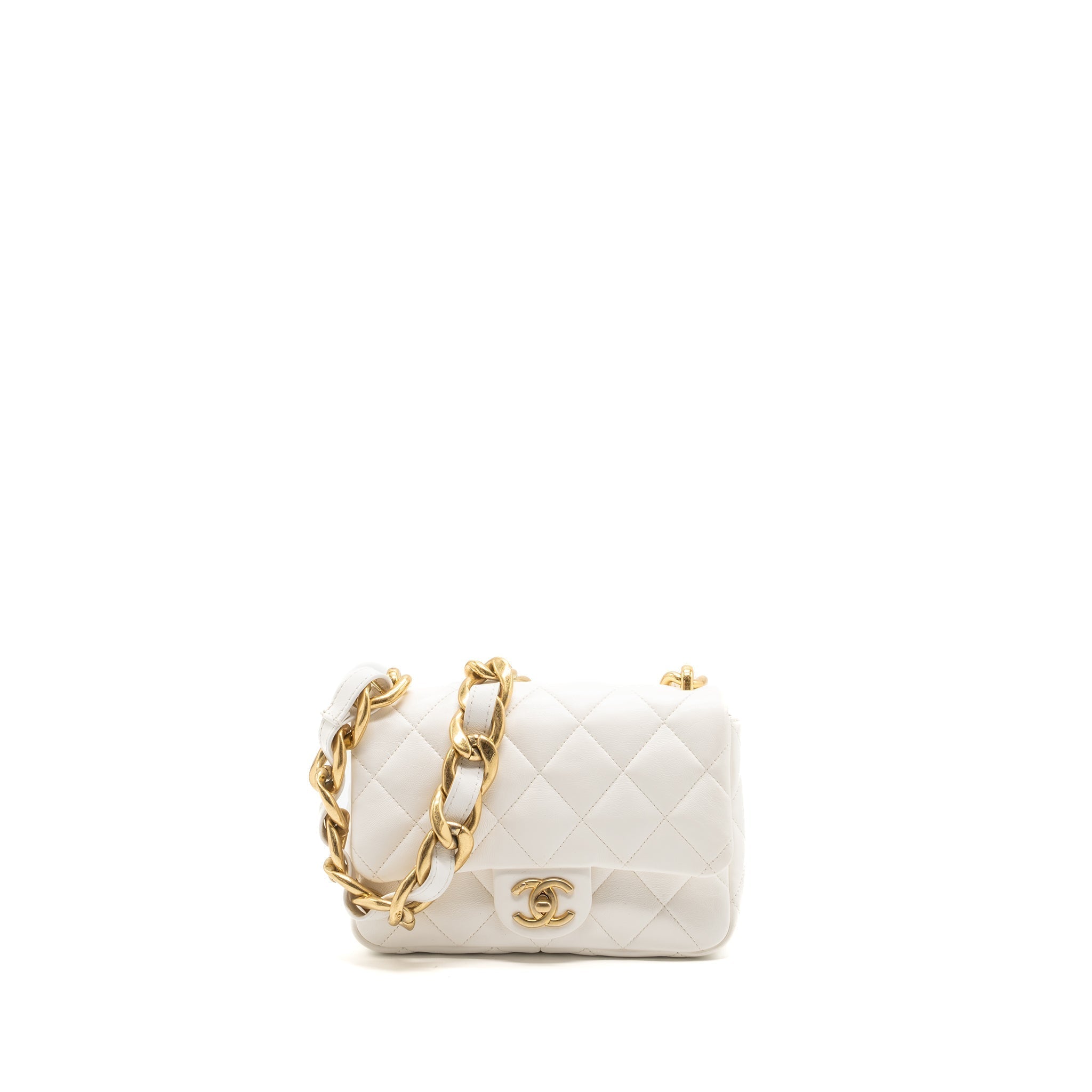 chanel-22s-giant-chain-flap-shoulder-bag-lambskin-white-brushed-ghw-microchip