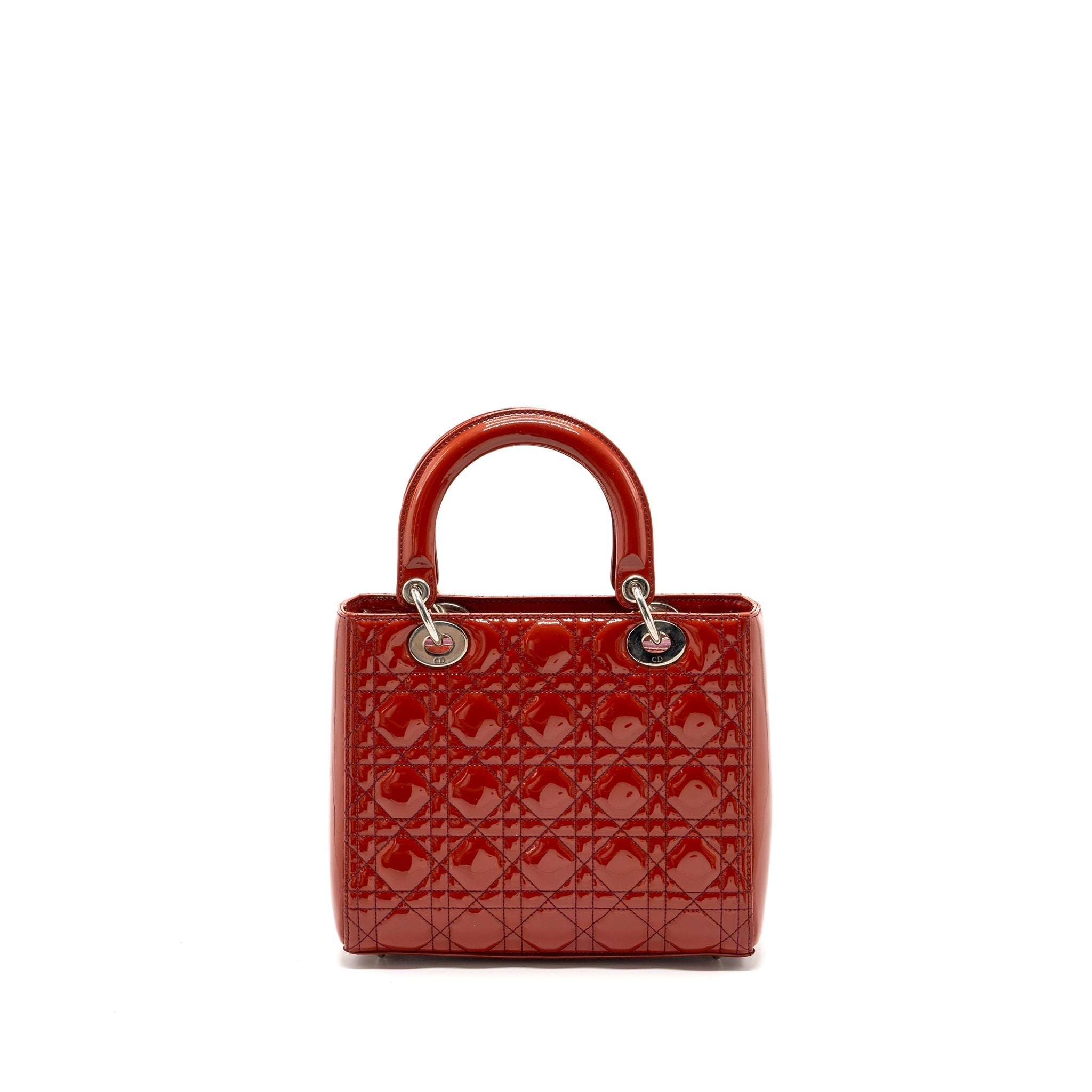 dior-medium-lady-dior-patent-leather-dark-pink-shw