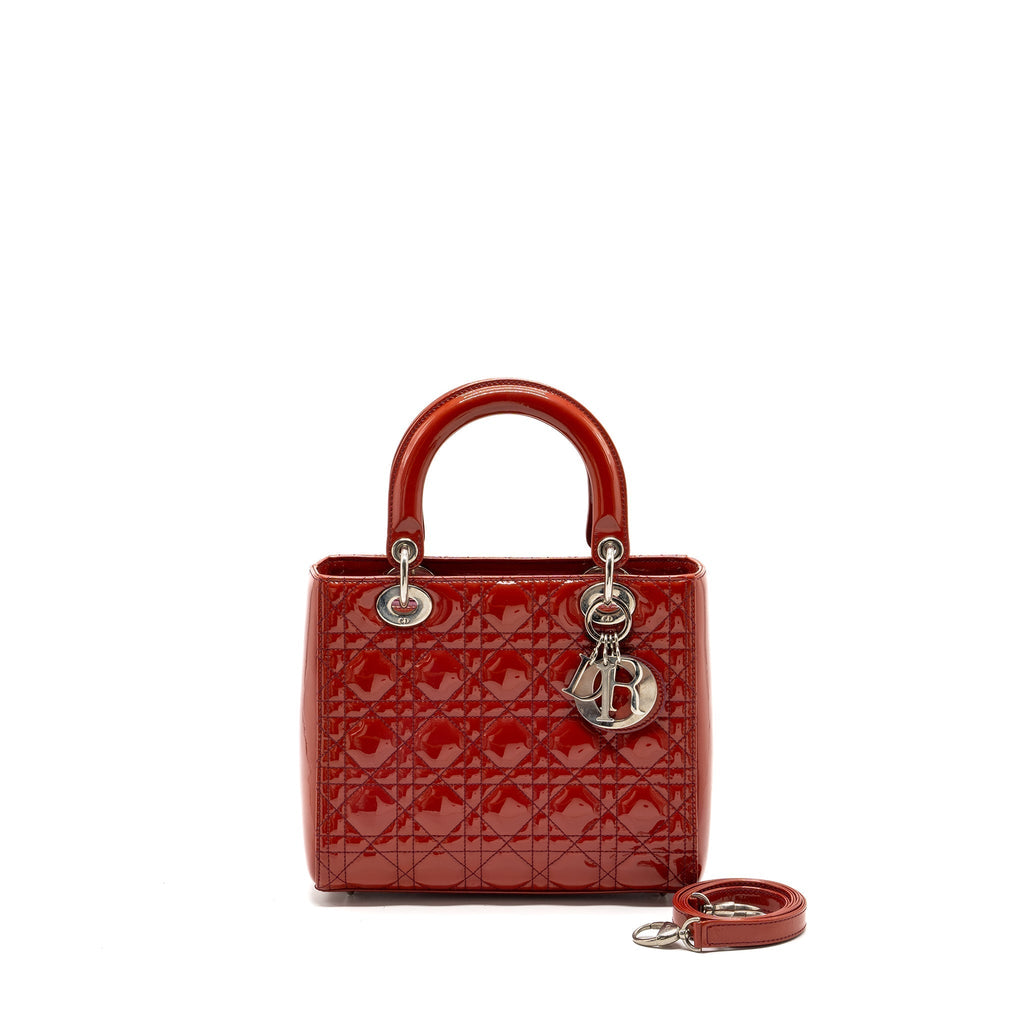 dior-medium-lady-dior-patent-leather-dark-pink-shw