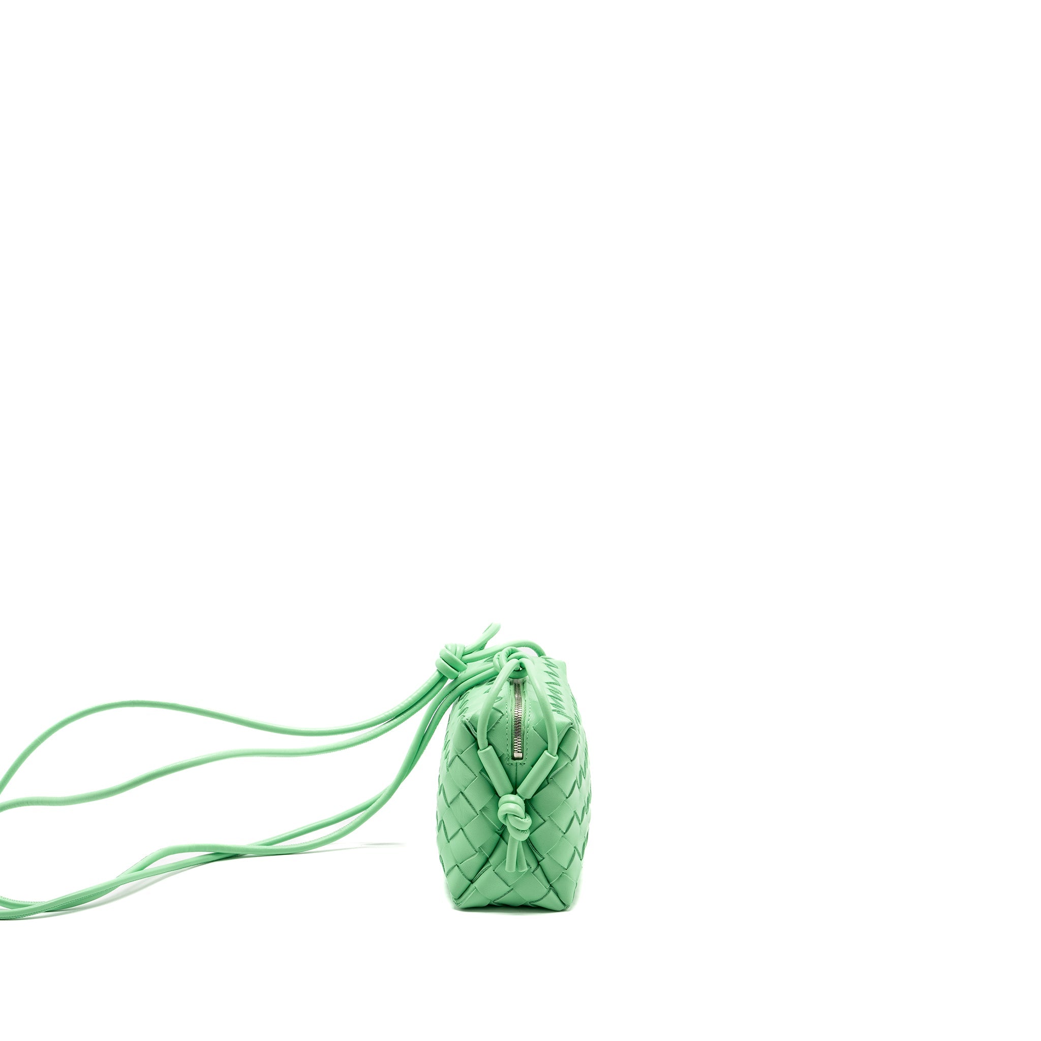 bottega-veneta-mini-loop-camera-bag-lambskin-light-green-shw