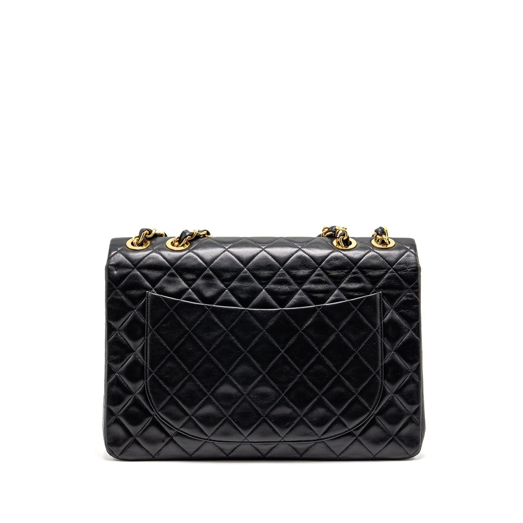 chanel-vintage-classic-flap-jumbo-bag-lambskin-black-ghw