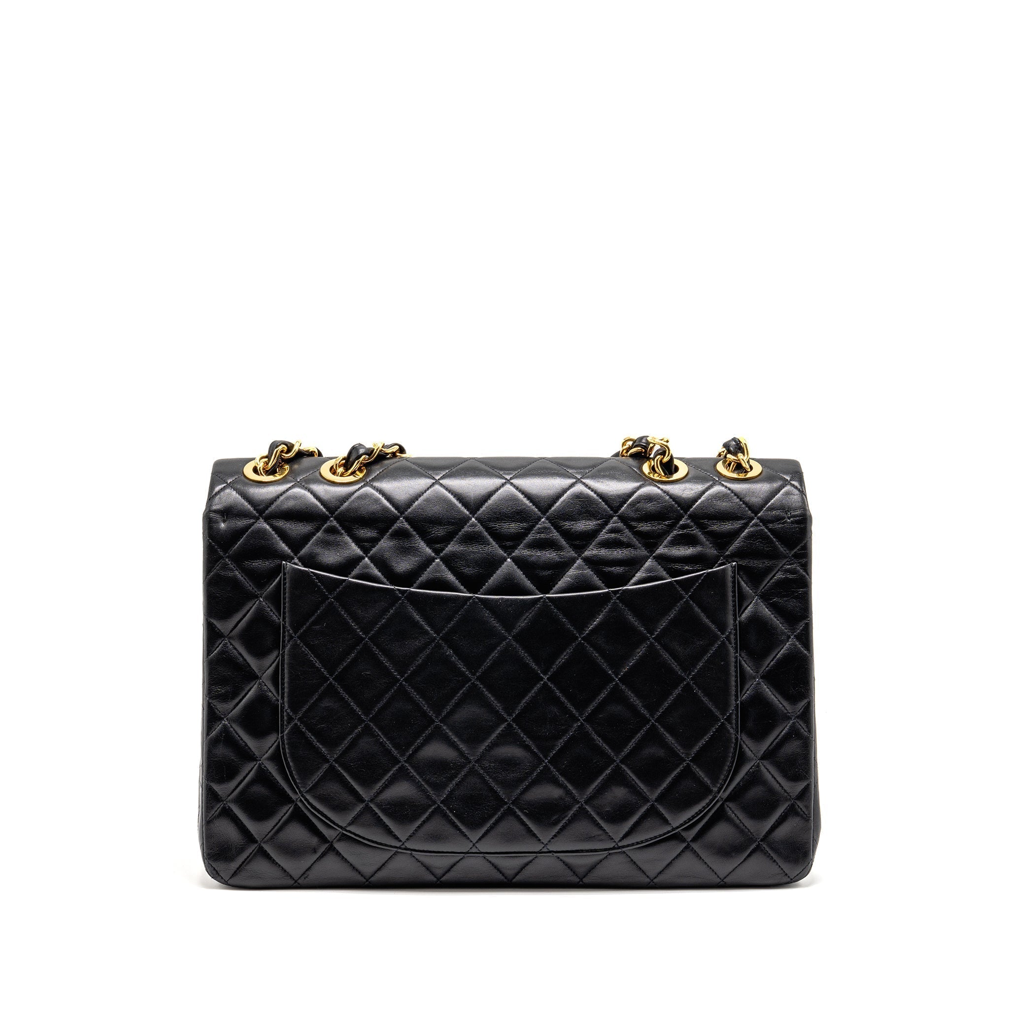 chanel-vintage-classic-flap-jumbo-bag-lambskin-black-ghw
