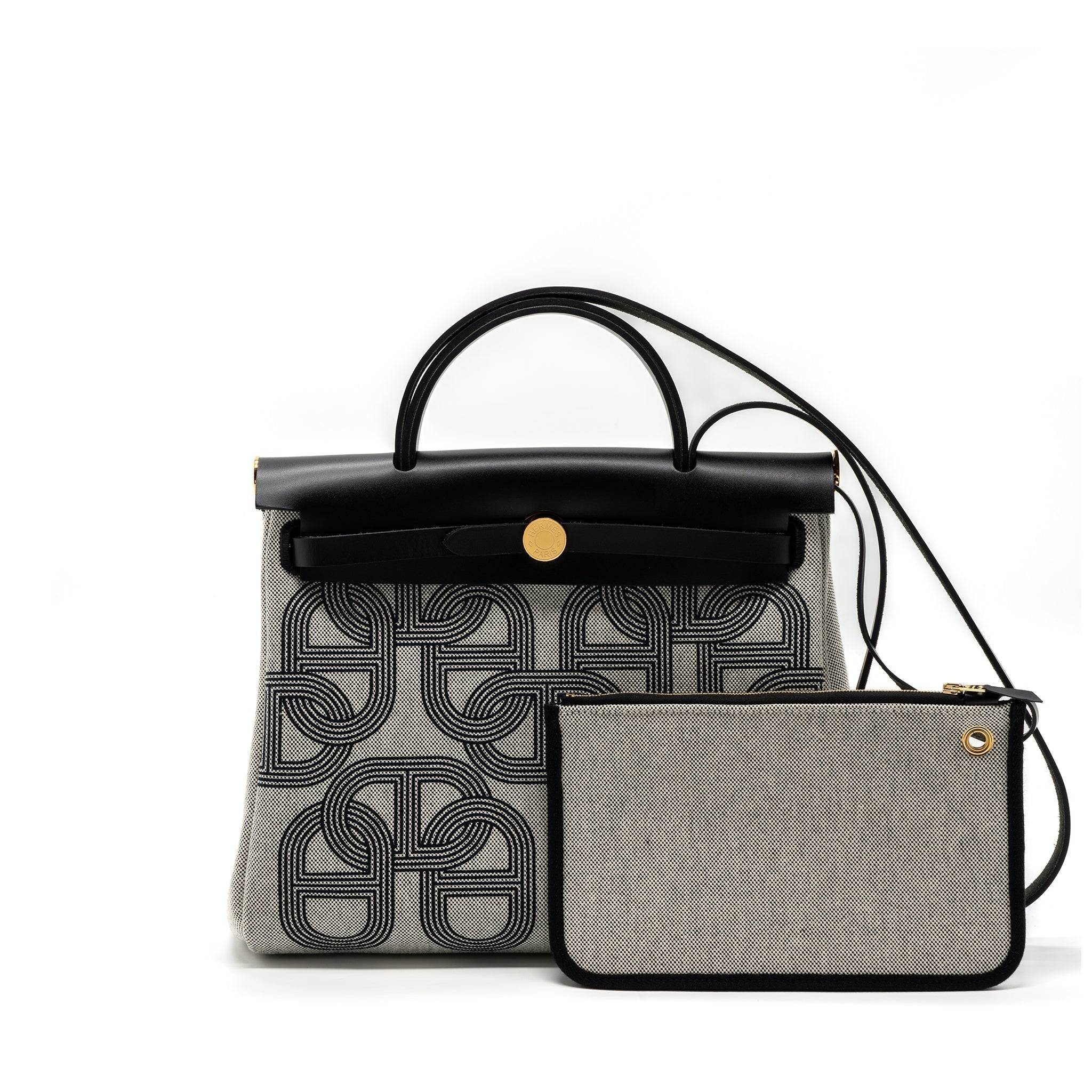 hermes-herbag-31-zip-bag-toile-h-plume-canvas-hunter-leather-black-ecru-ghw-stamp-u-1
