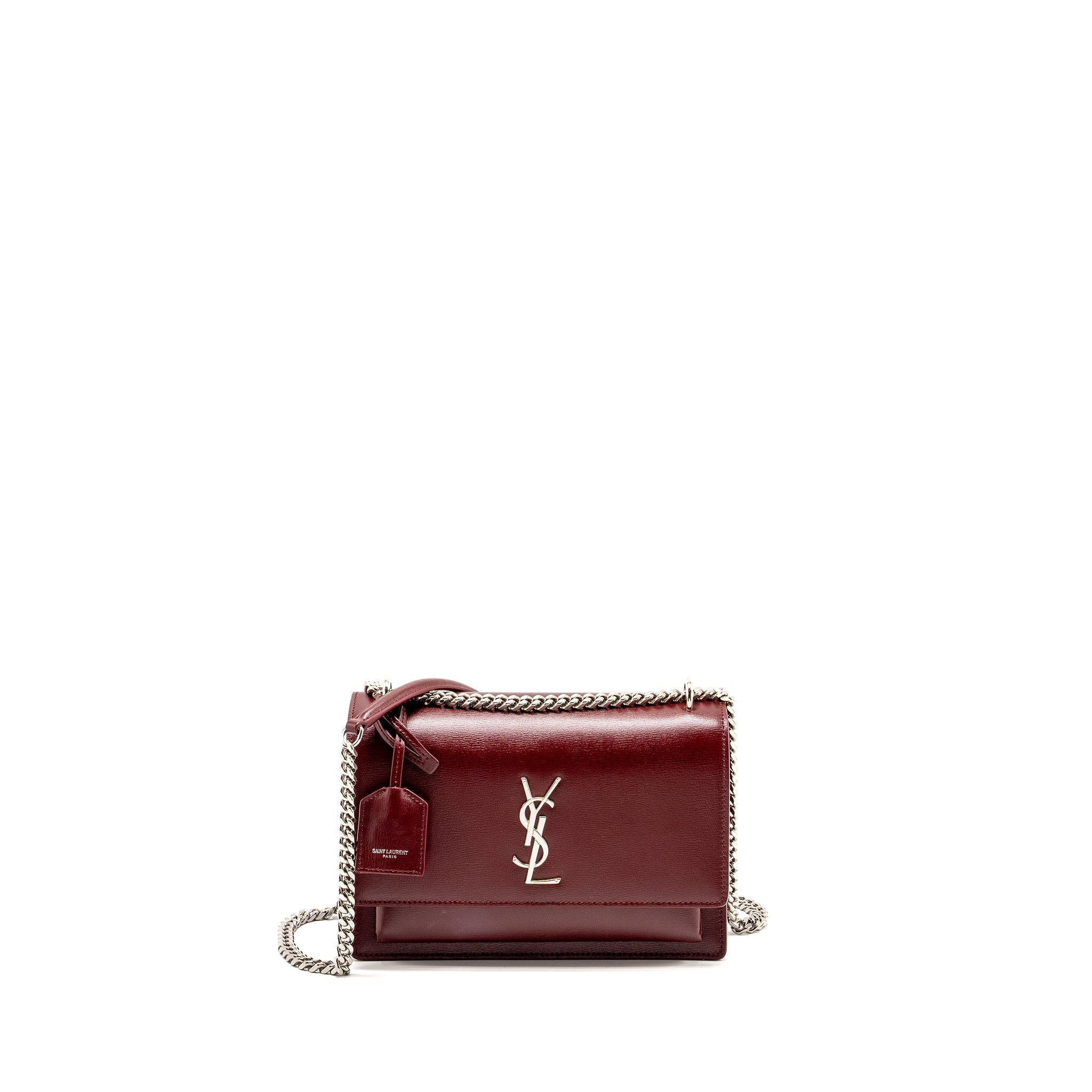 saint-laurent-ysl-sunset-bag-calfskin-burgundy-shw