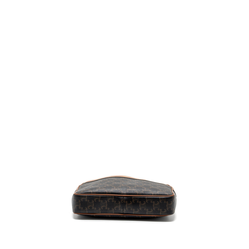 celine-patapans-bag-triomphe-canvas-leather-brown-ghw-copy