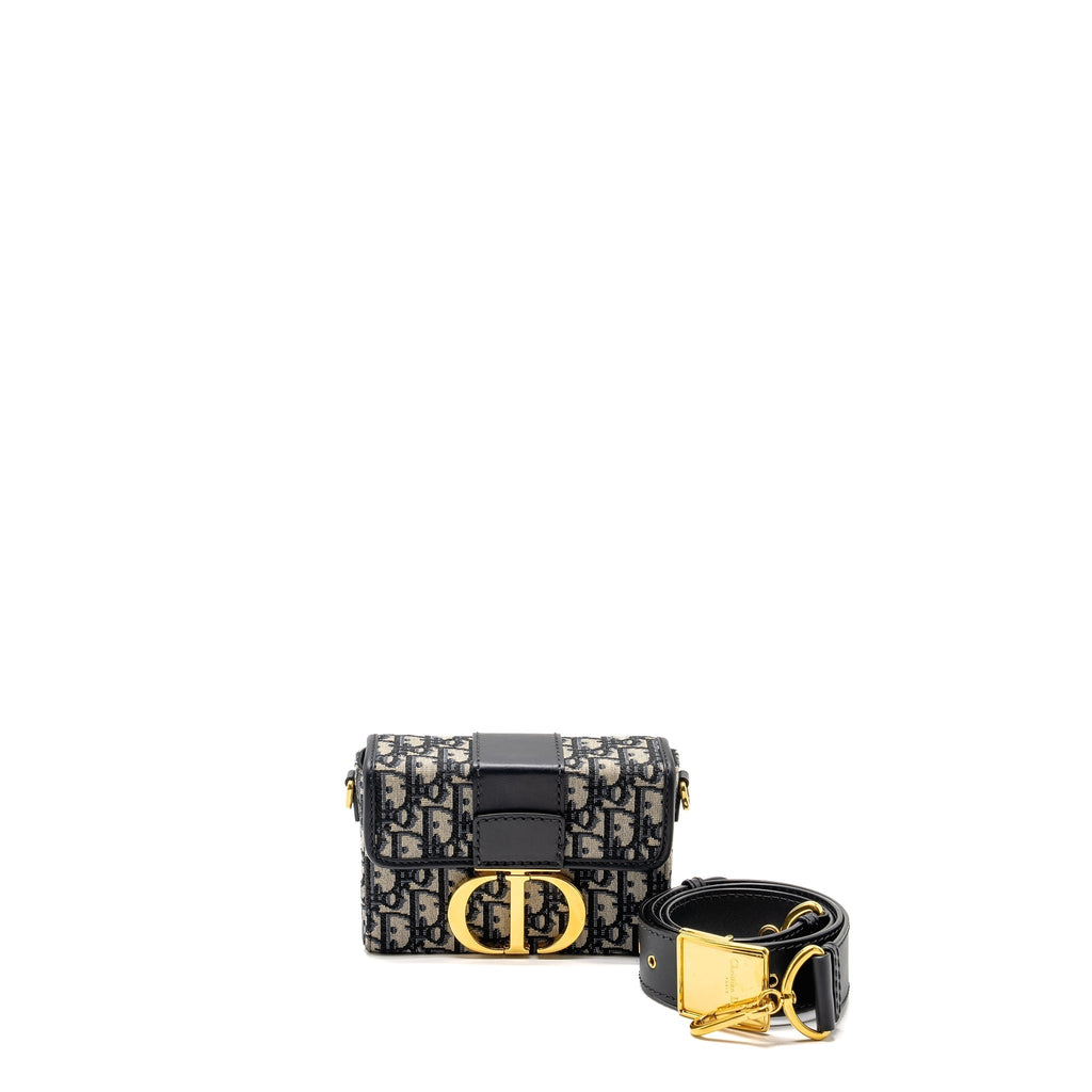 dior-30-montaigne-box-blue-oblique-jacquard-ghw-copy