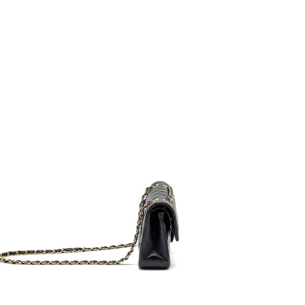chanel-small-classic-double-flap-bag-lambskin-black-ghw-copy