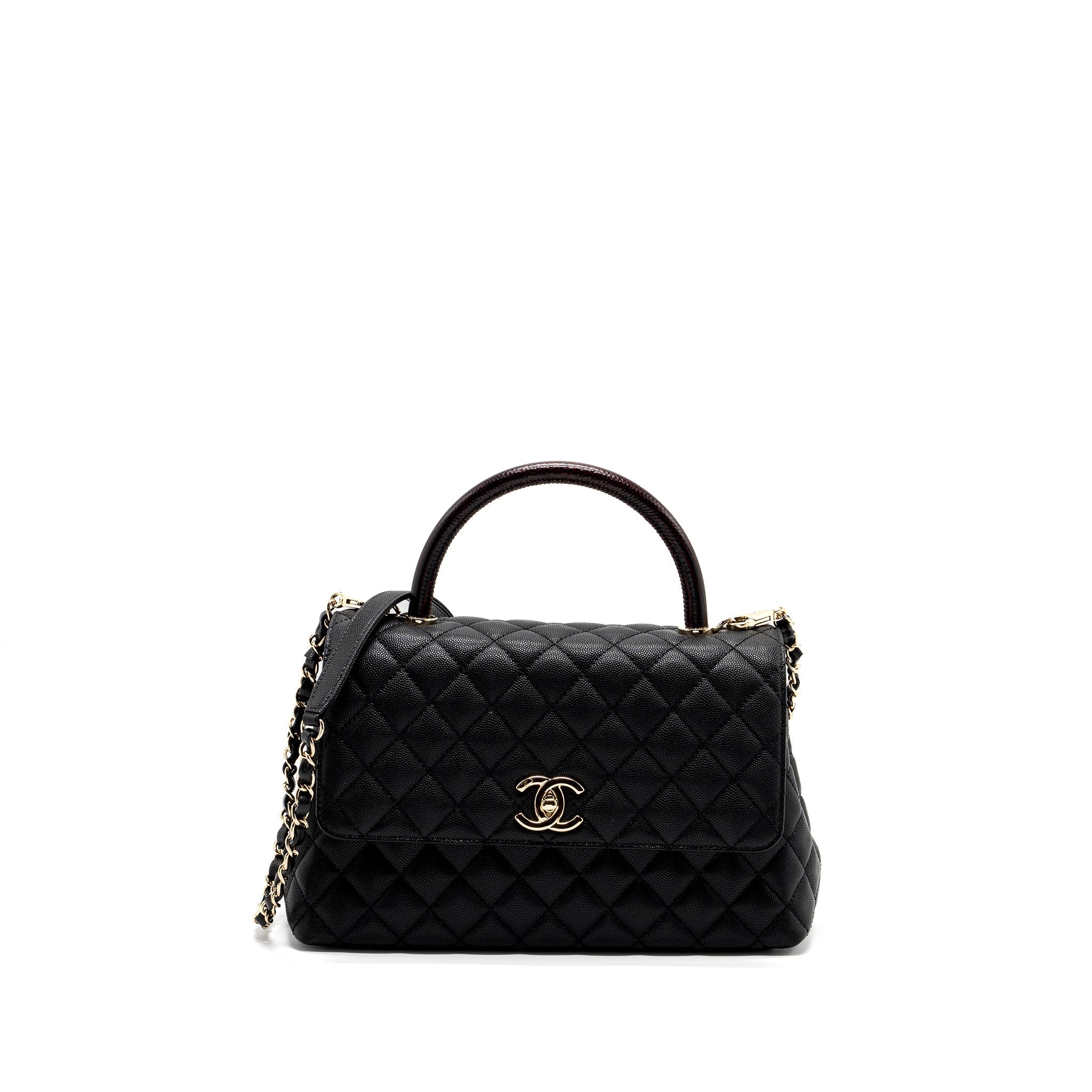 chanel-medium-coco-handle-lizard-embossed-handle-caviar-black-lghw-microchip