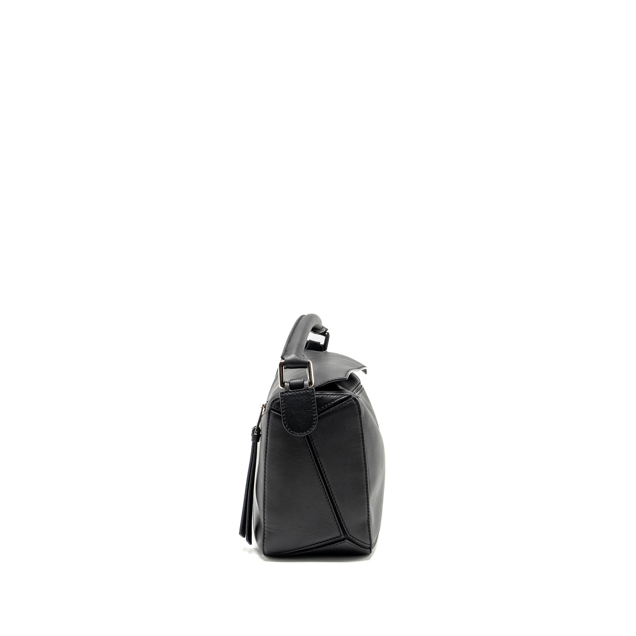 loewe-small-puzzle-bag-calfskin-black-shw